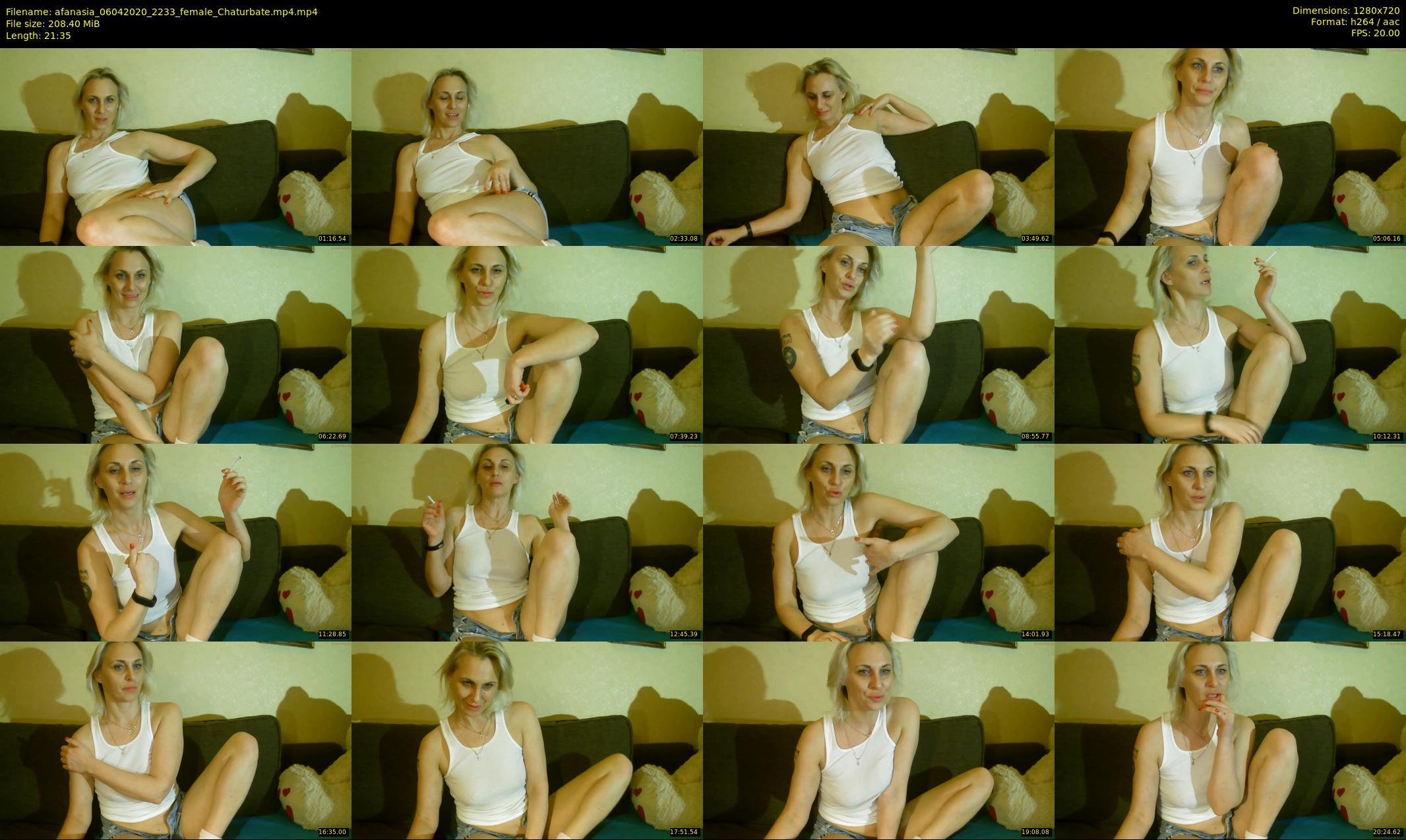 afanasia — 22 minute Chaturbate female cam show recording, 720p, Apr 6, 2020