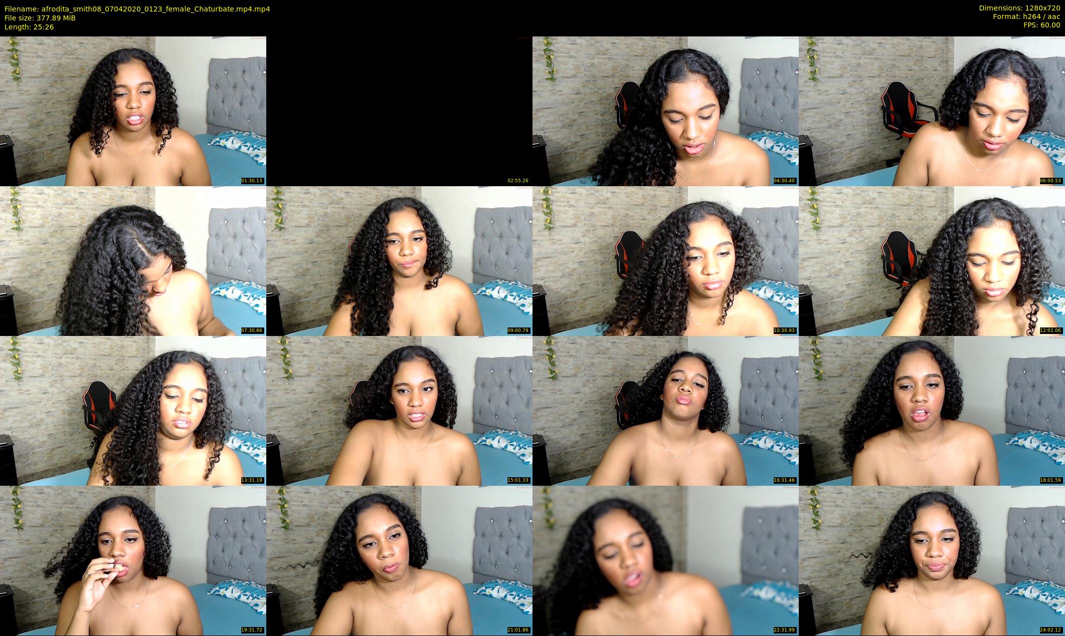 afrodita_smith08 — 26 minute Chaturbate female cam show recording, 720p, Apr 7, 2020