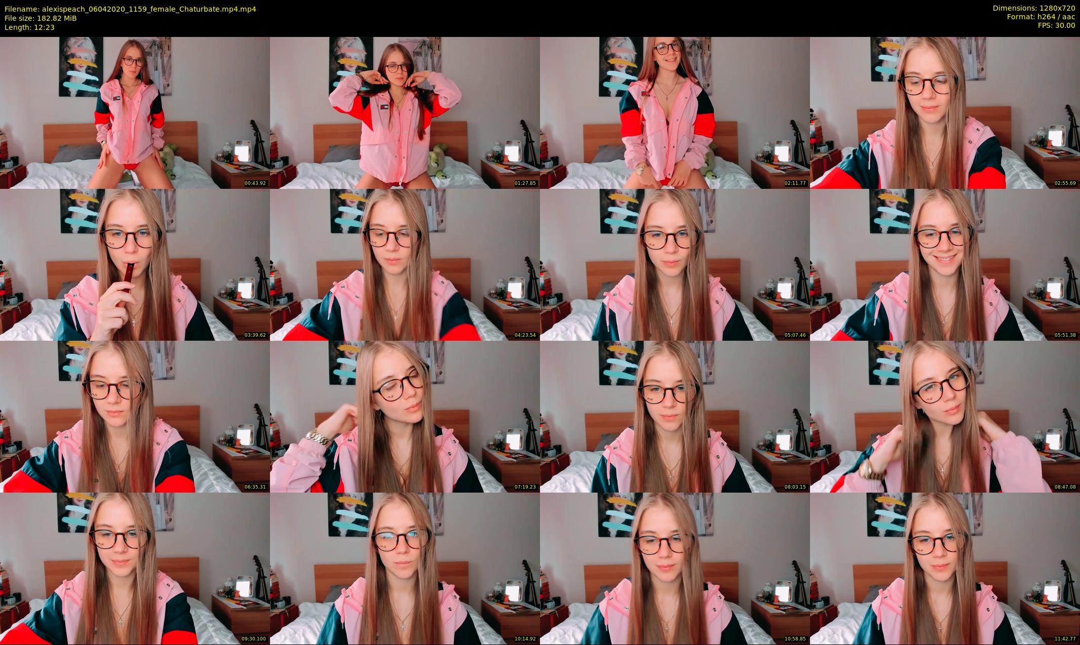 alexispeach — 13 minute Chaturbate female cam show recording, 720p, Apr 6, 2020