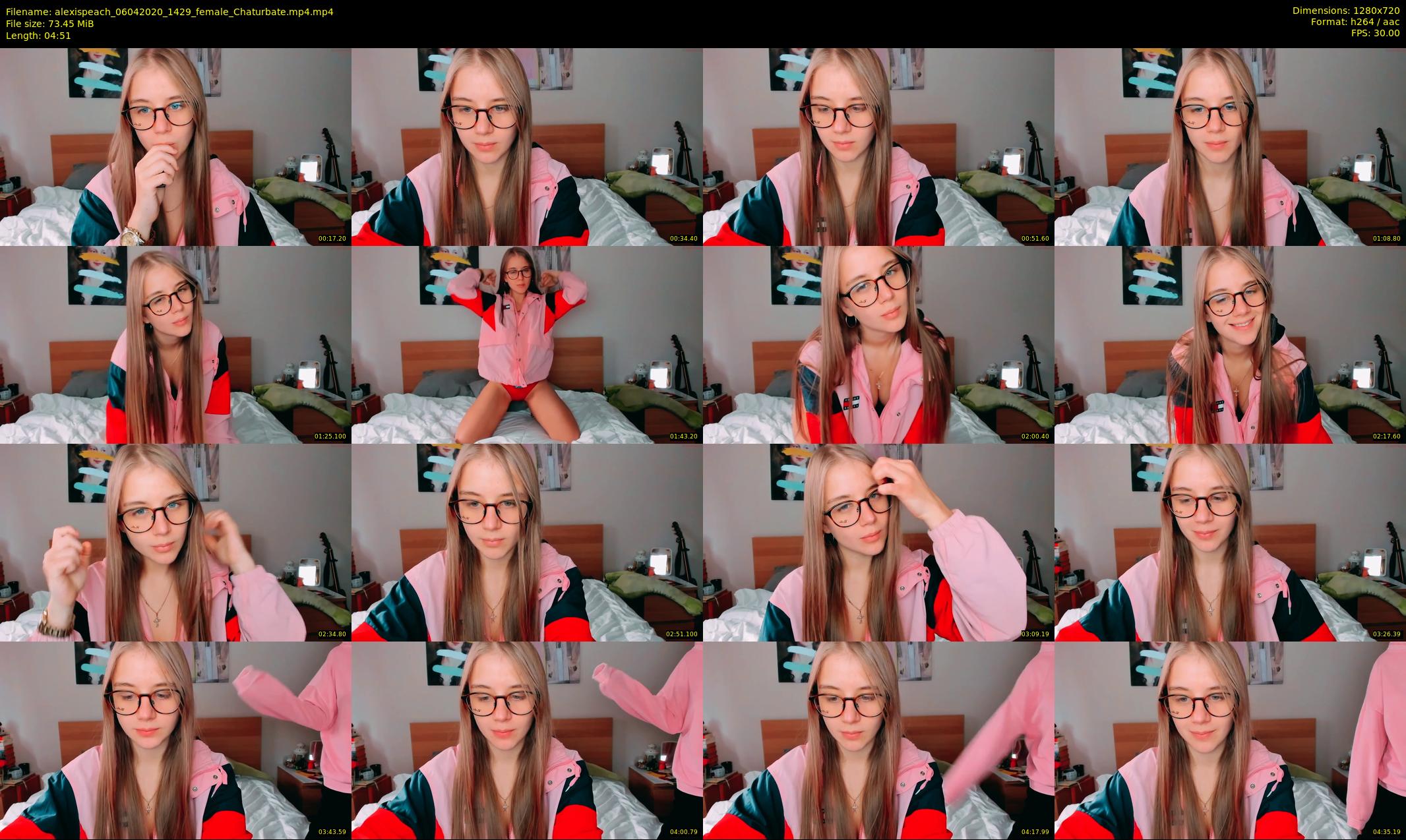 alexispeach — 5 minute Chaturbate female cam show recording, 720p, Apr 6, 2020