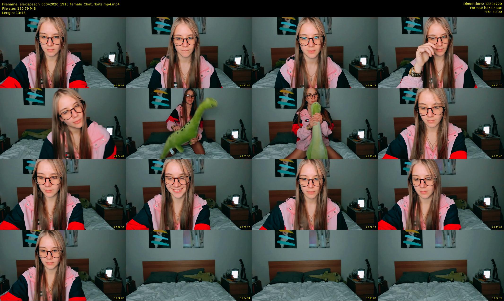 alexispeach — 14 minute Chaturbate female cam show recording, 720p, Apr 6, 2020