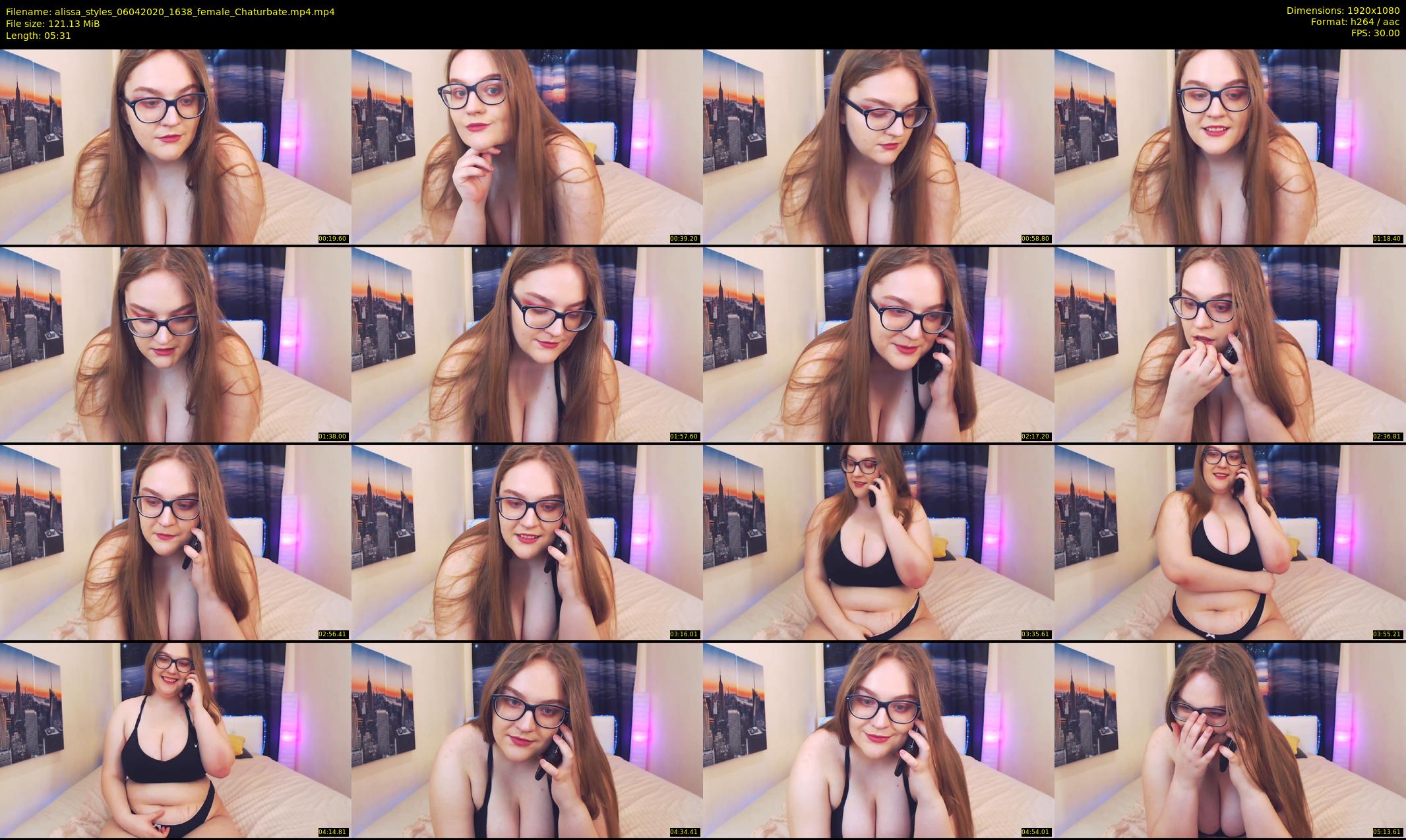 alissa_styles — 6 minute Chaturbate female cam show recording, 1080p, Apr 6, 2020
