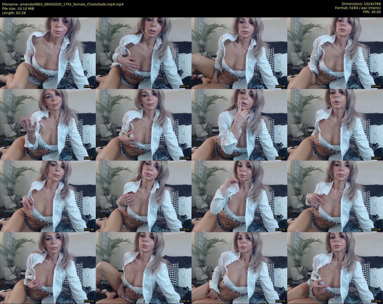 amanda0803 — 3 minute Chaturbate female cam show recording, 720p, Apr 6, 2020