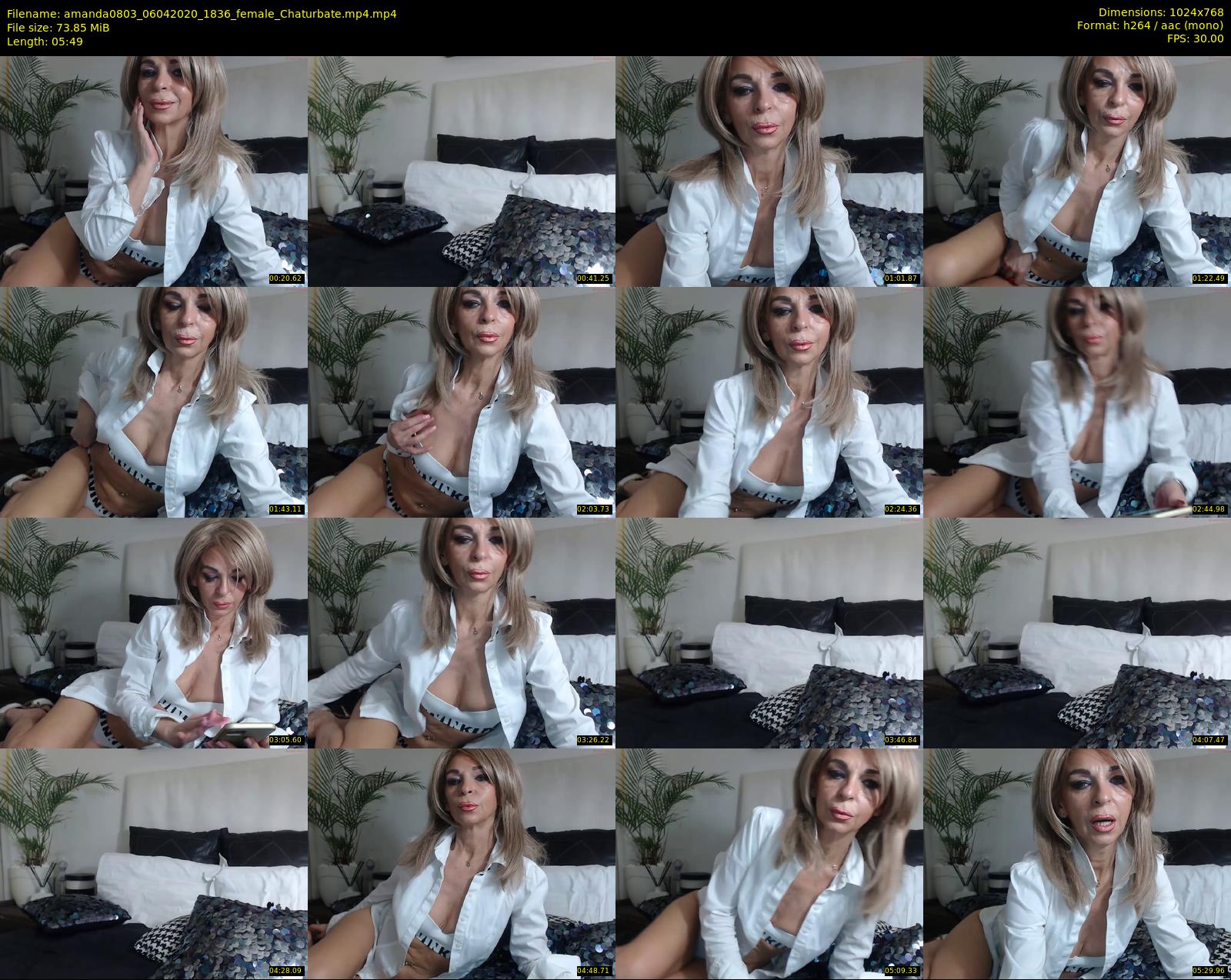 amanda0803 — 6 minute Chaturbate female cam show recording, 720p, Apr 6, 2020