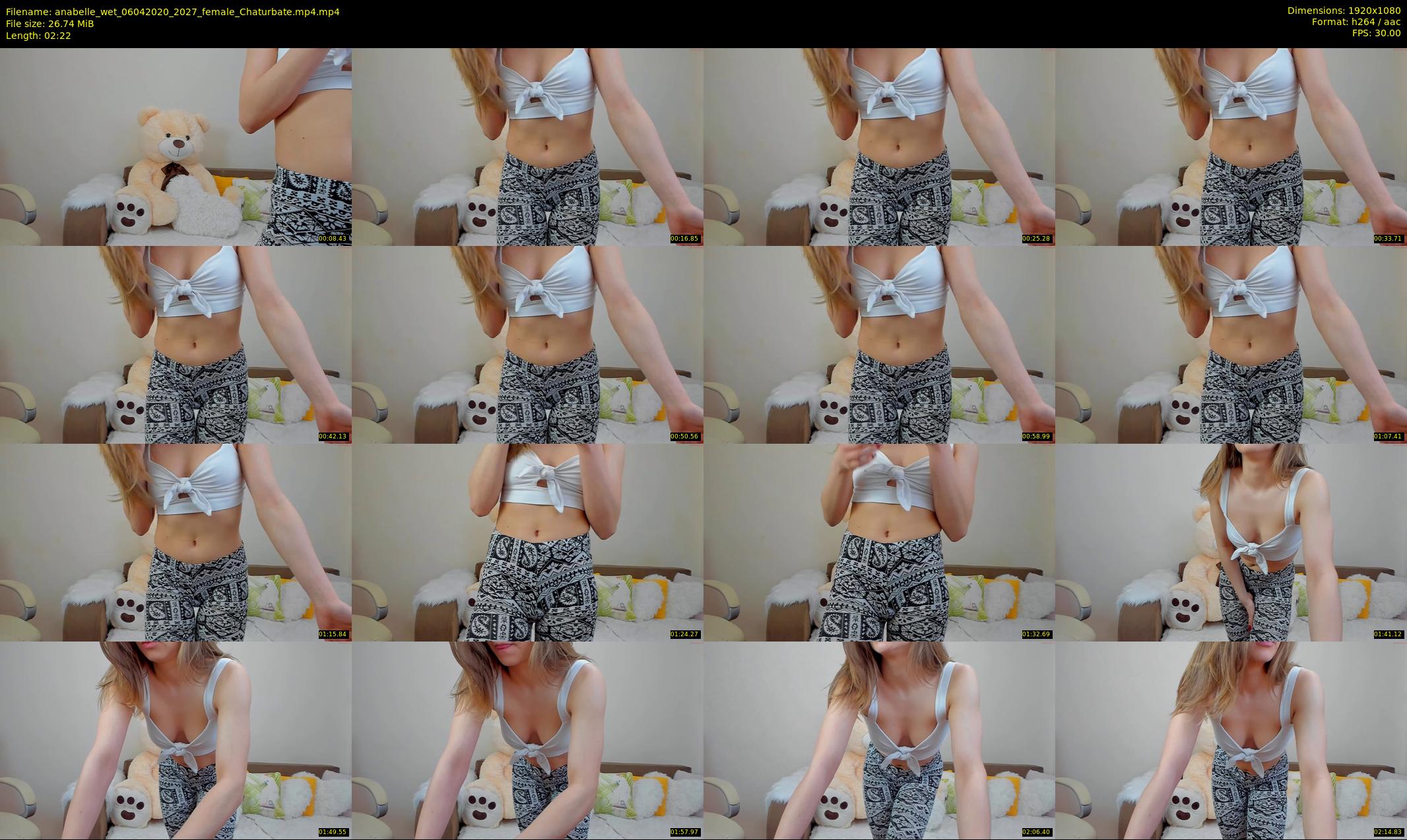 anabelle_wet — 3 minute Chaturbate female cam show recording, 1080p, Apr 6, 2020