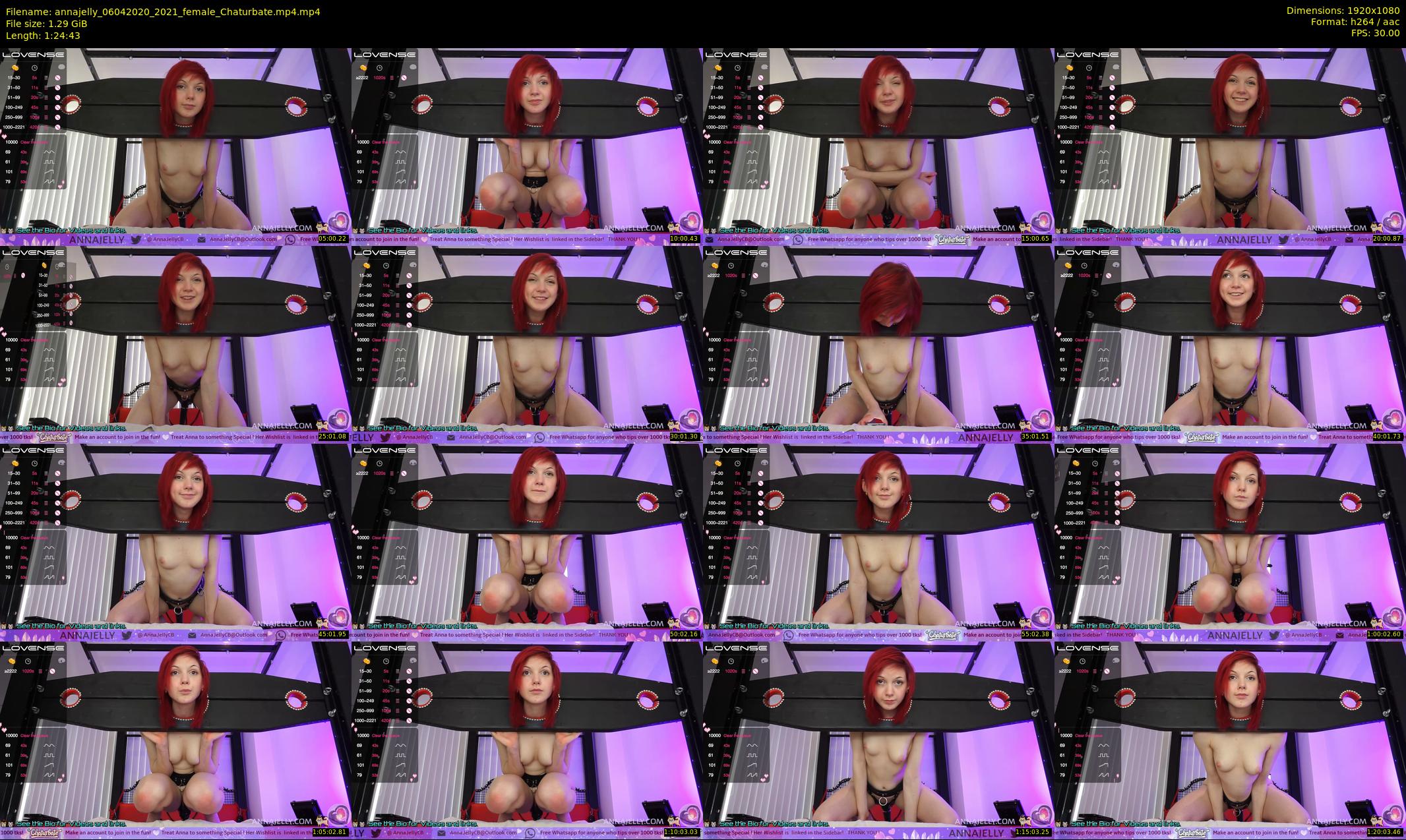 annajelly — 85 minute Chaturbate couple cam show recording, 1080p, Apr 6, 2020