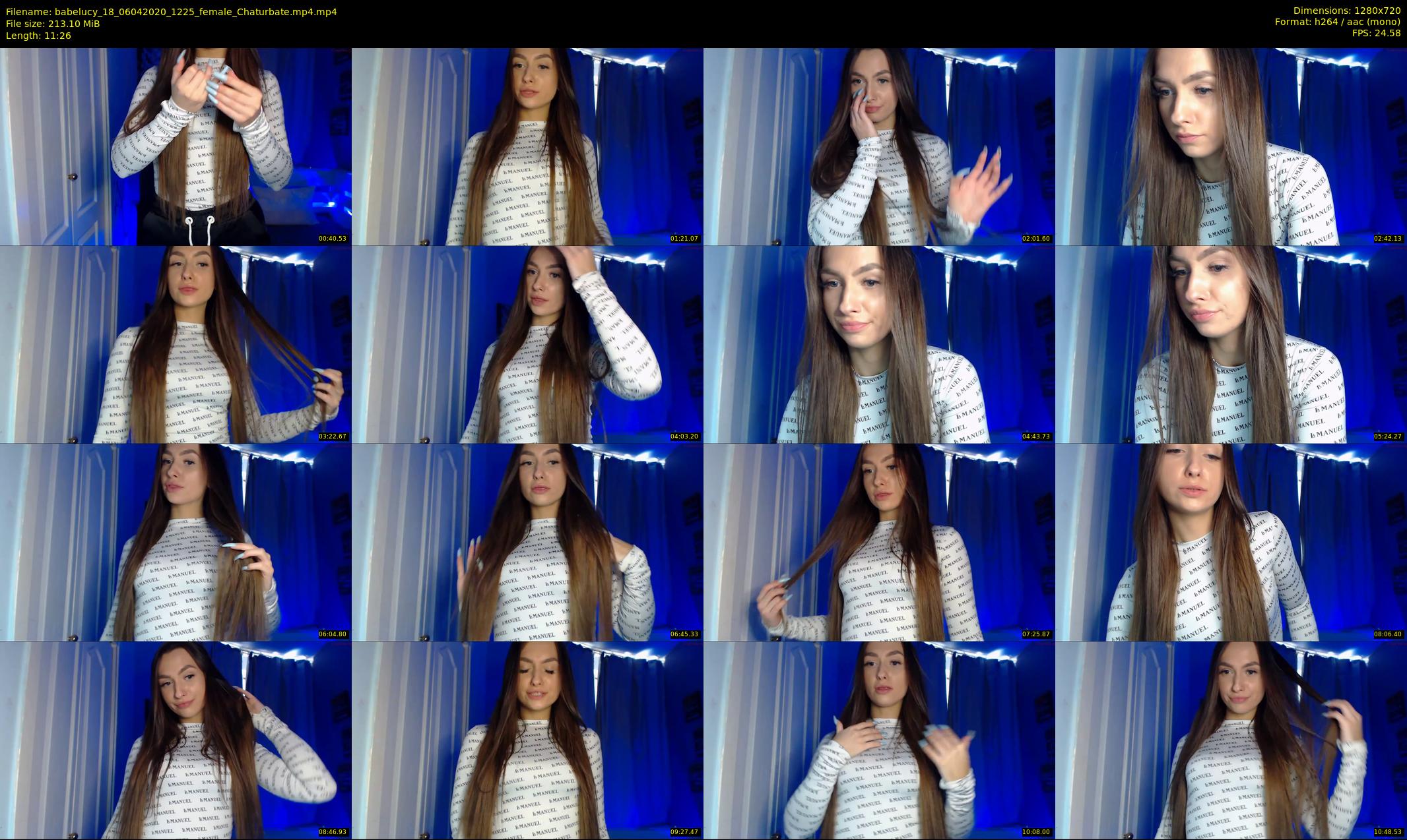 babelucy_18 — 12 minute Chaturbate female cam show recording, 720p, Apr 6, 2020