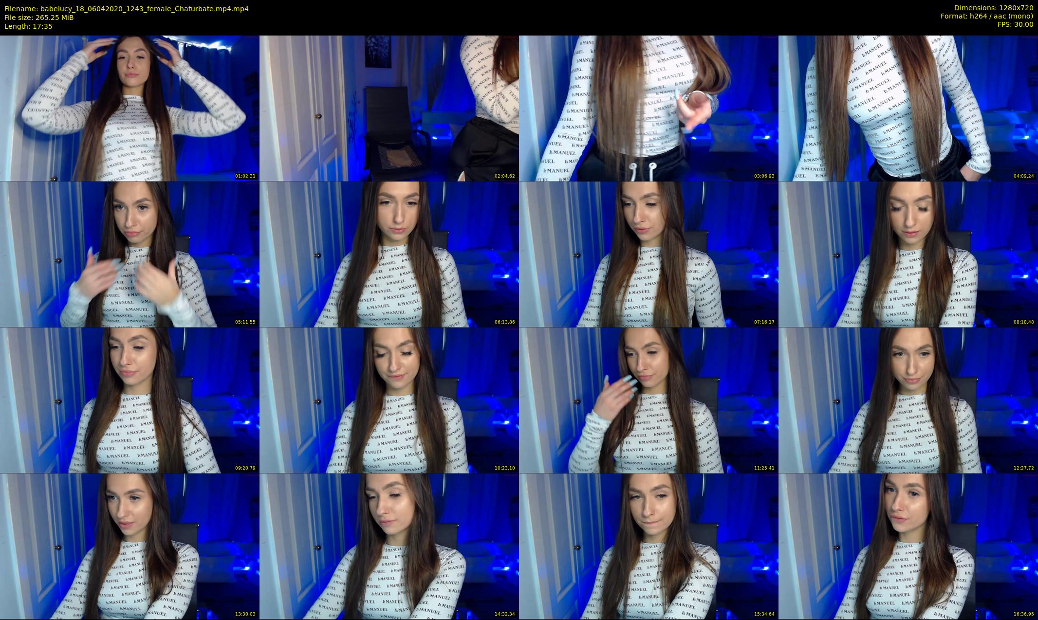 babelucy_18 — 18 minute Chaturbate female cam show recording, 720p, Apr 6, 2020