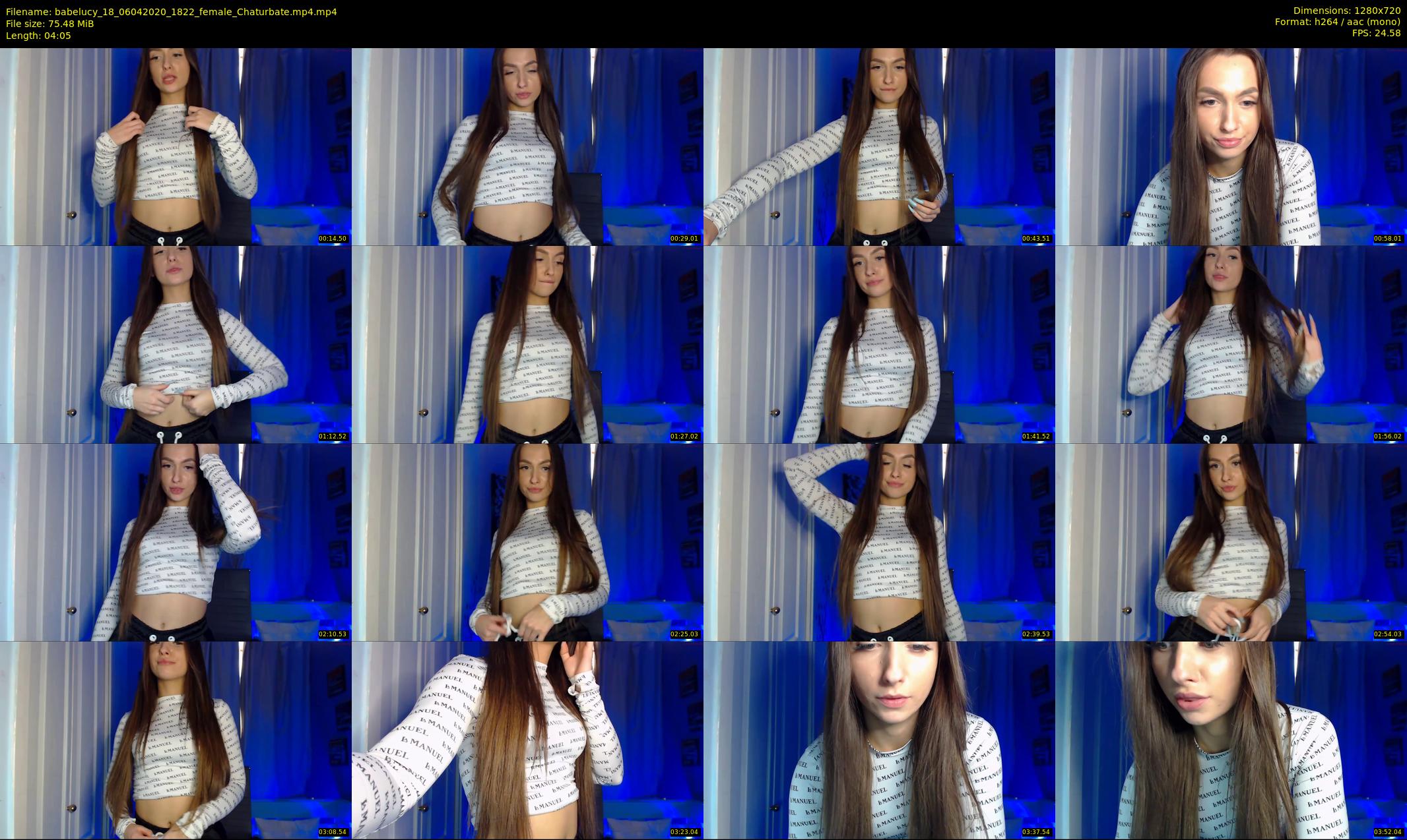 babelucy_18 — 5 minute Chaturbate female cam show recording, 720p, Apr 6, 2020