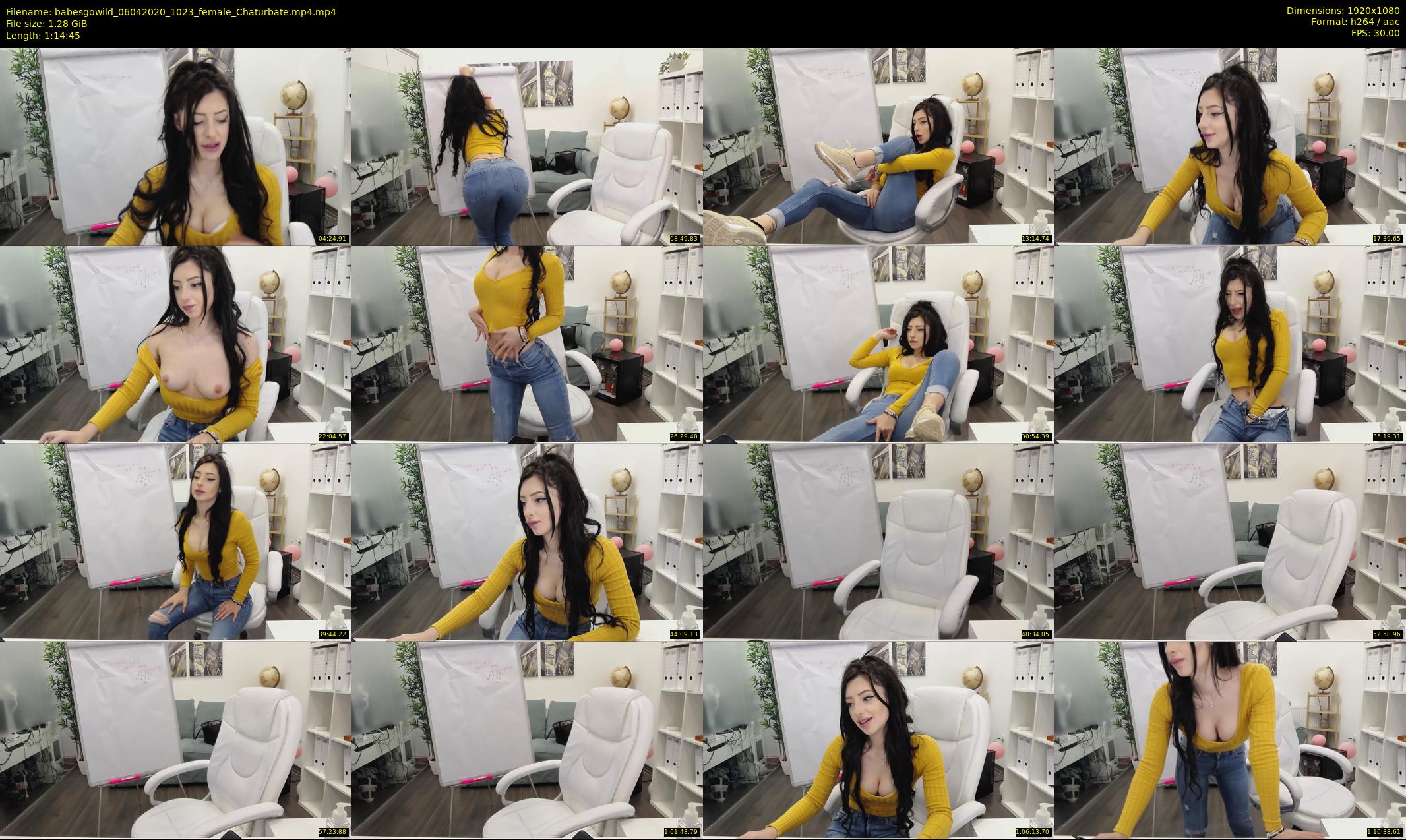 babesgowild — 75 minute Chaturbate couple cam show recording, 1080p, Apr 6, 2020