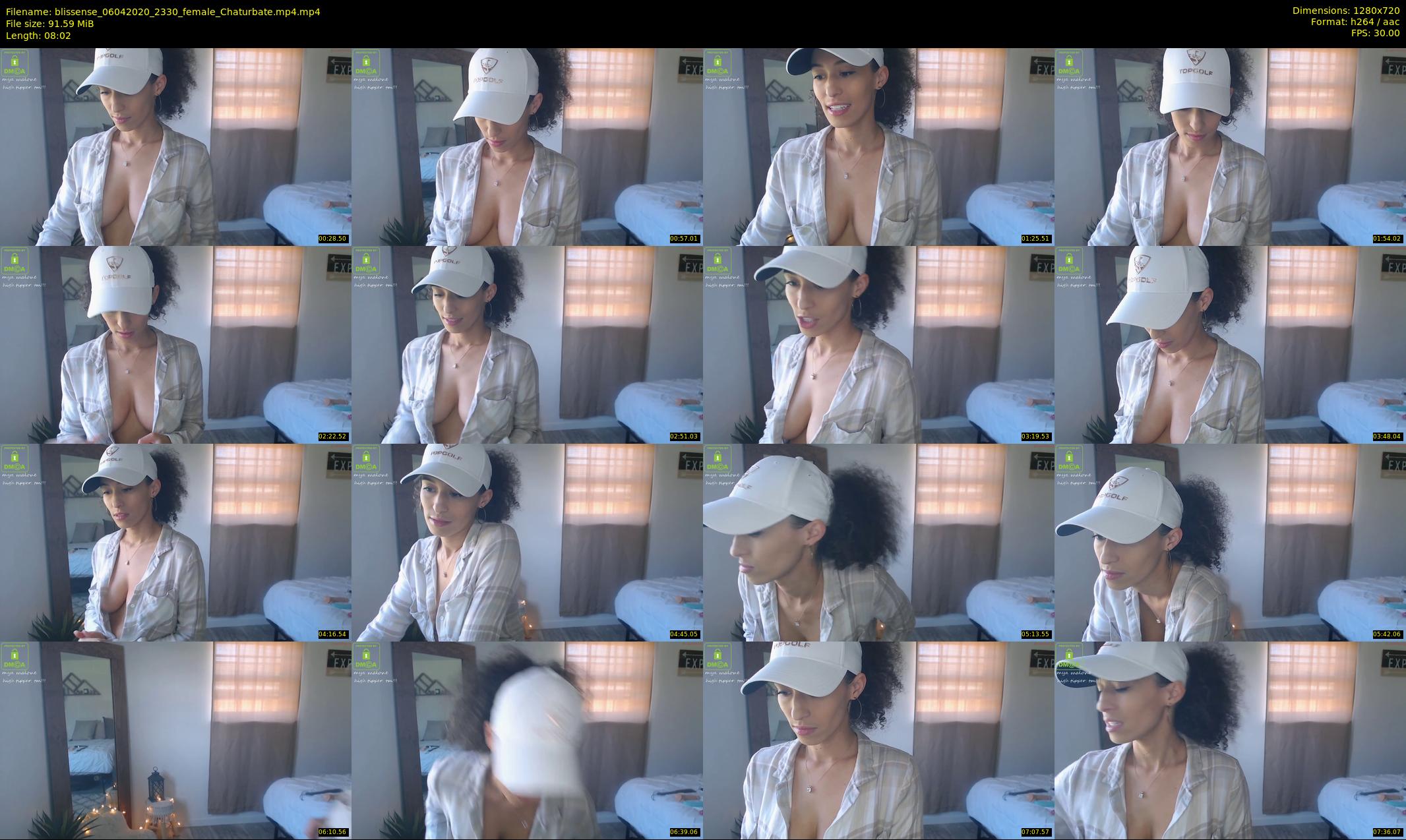 blissense — 9 minute Chaturbate female cam show recording, 720p, Apr 6, 2020