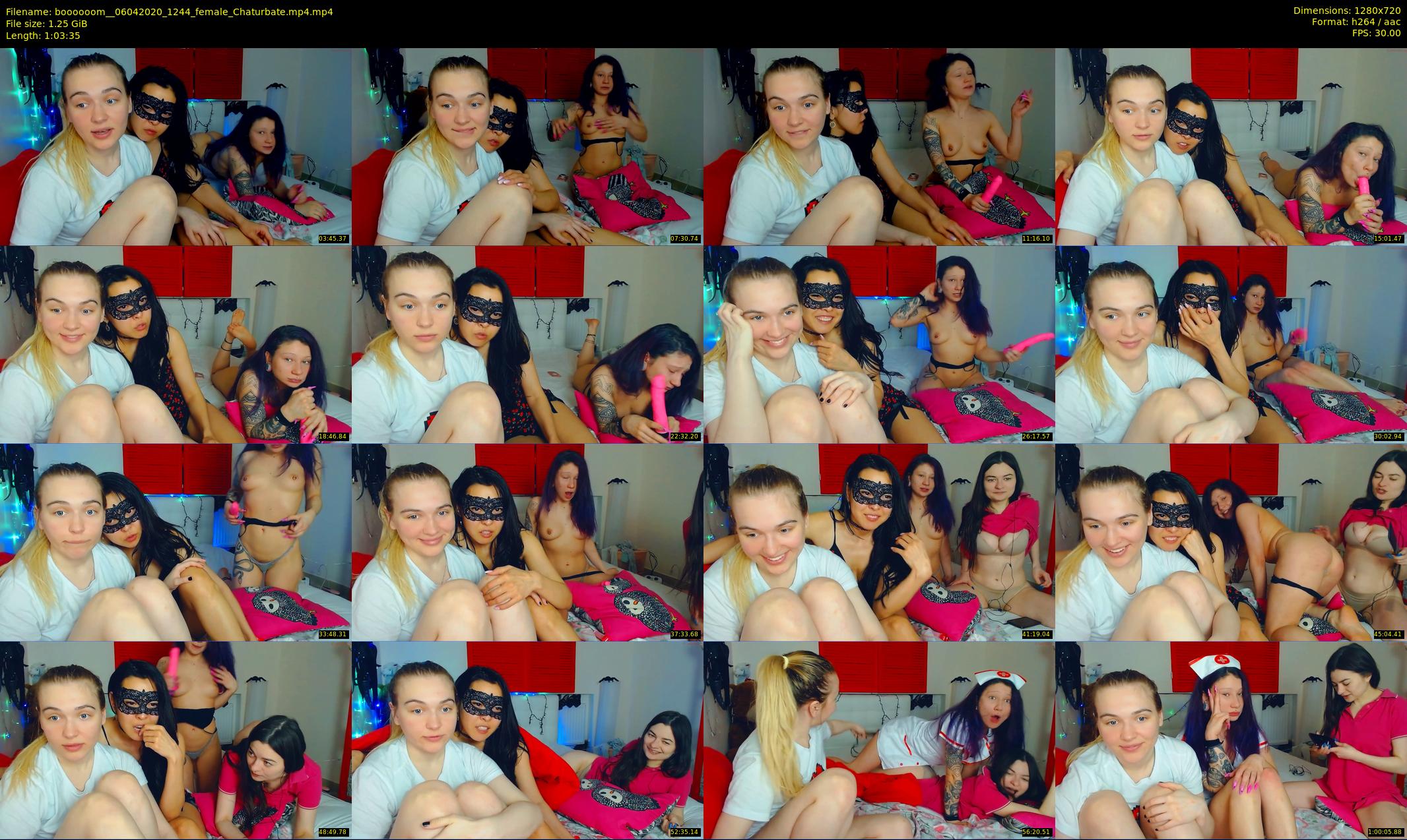 boooooom_ — 64 minute Chaturbate female cam show recording, 720p, Apr 6, 2020