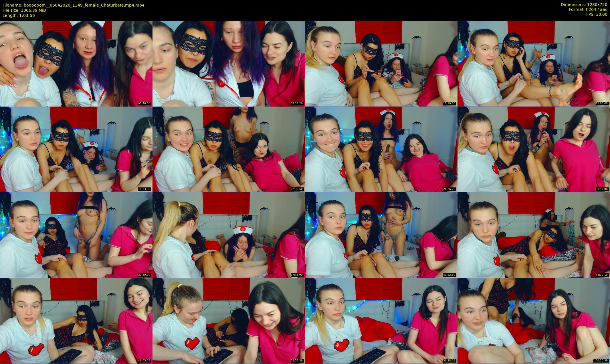 boooooom_ — 64 minute Chaturbate female cam show recording, 720p, Apr 6, 2020