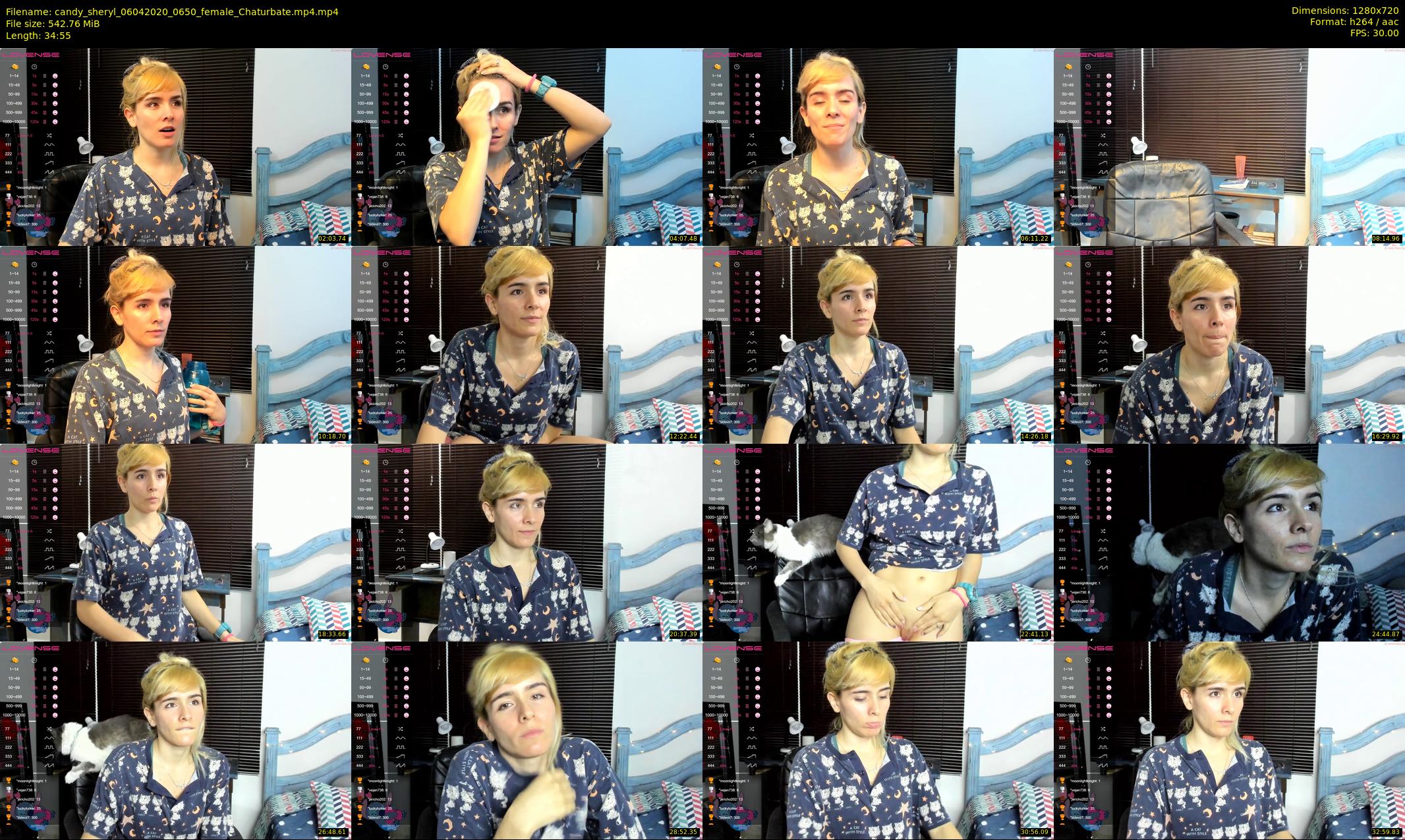 candy_sheryl — 35 minute Chaturbate female cam show recording, 720p, Apr 6, 2020