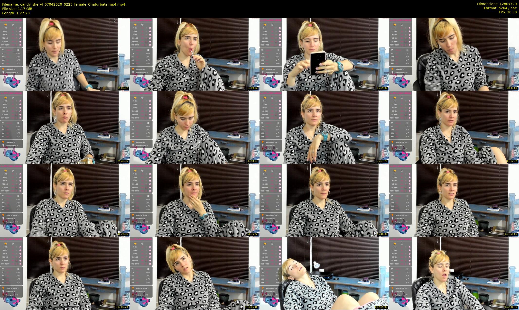 candy_sheryl — 88 minute Chaturbate female cam show recording, 720p, Apr 7, 2020
