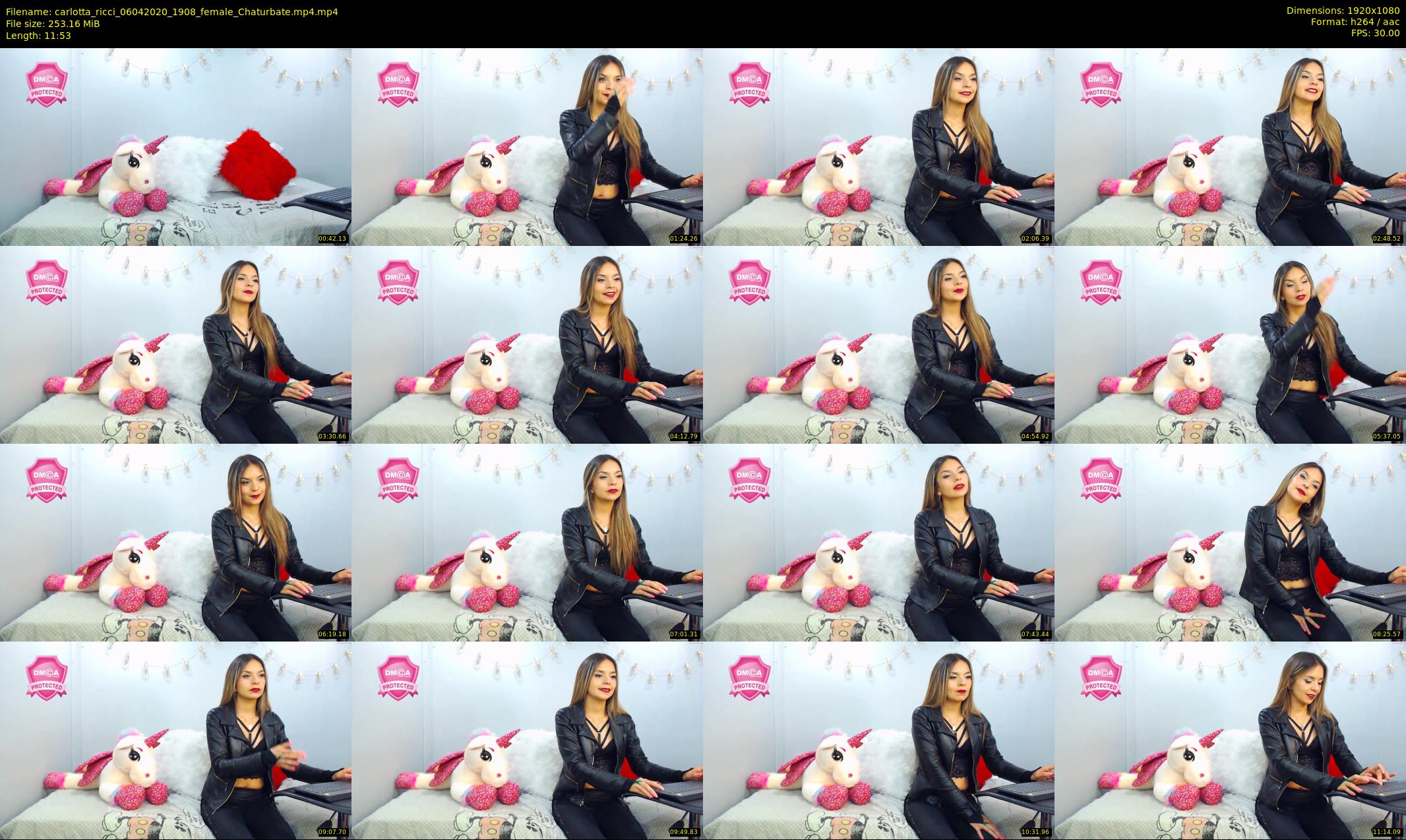 carlotta_ricci — 12 minute Chaturbate female cam show recording, 1080p, Apr 6, 2020