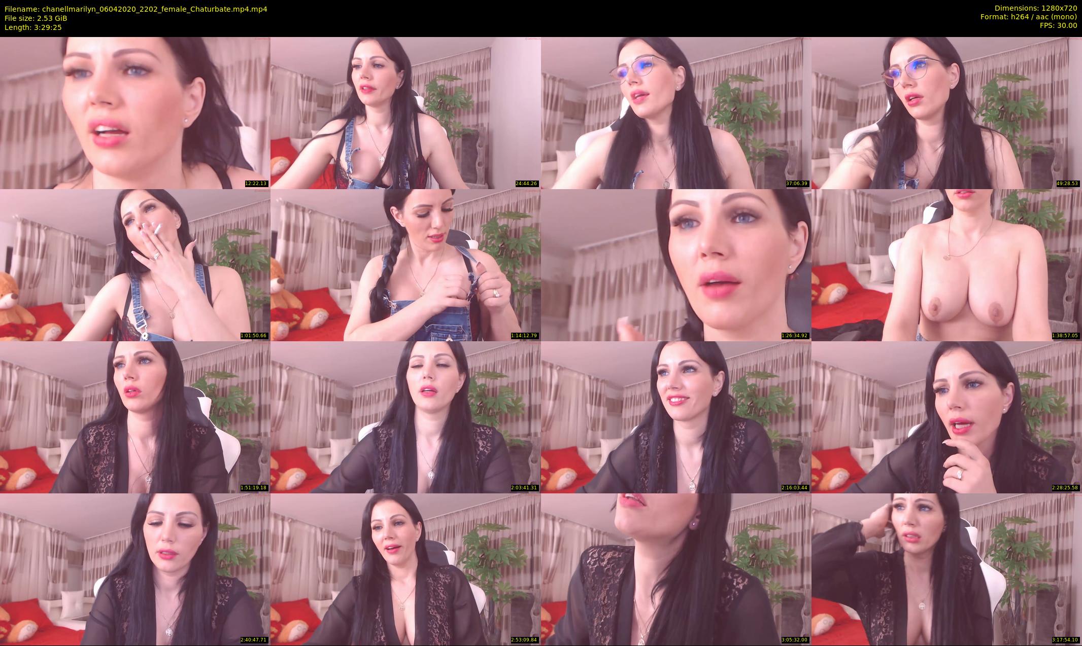 chanellmarilyn — 210 minute Chaturbate female cam show recording, 720p, Apr 6, 2020