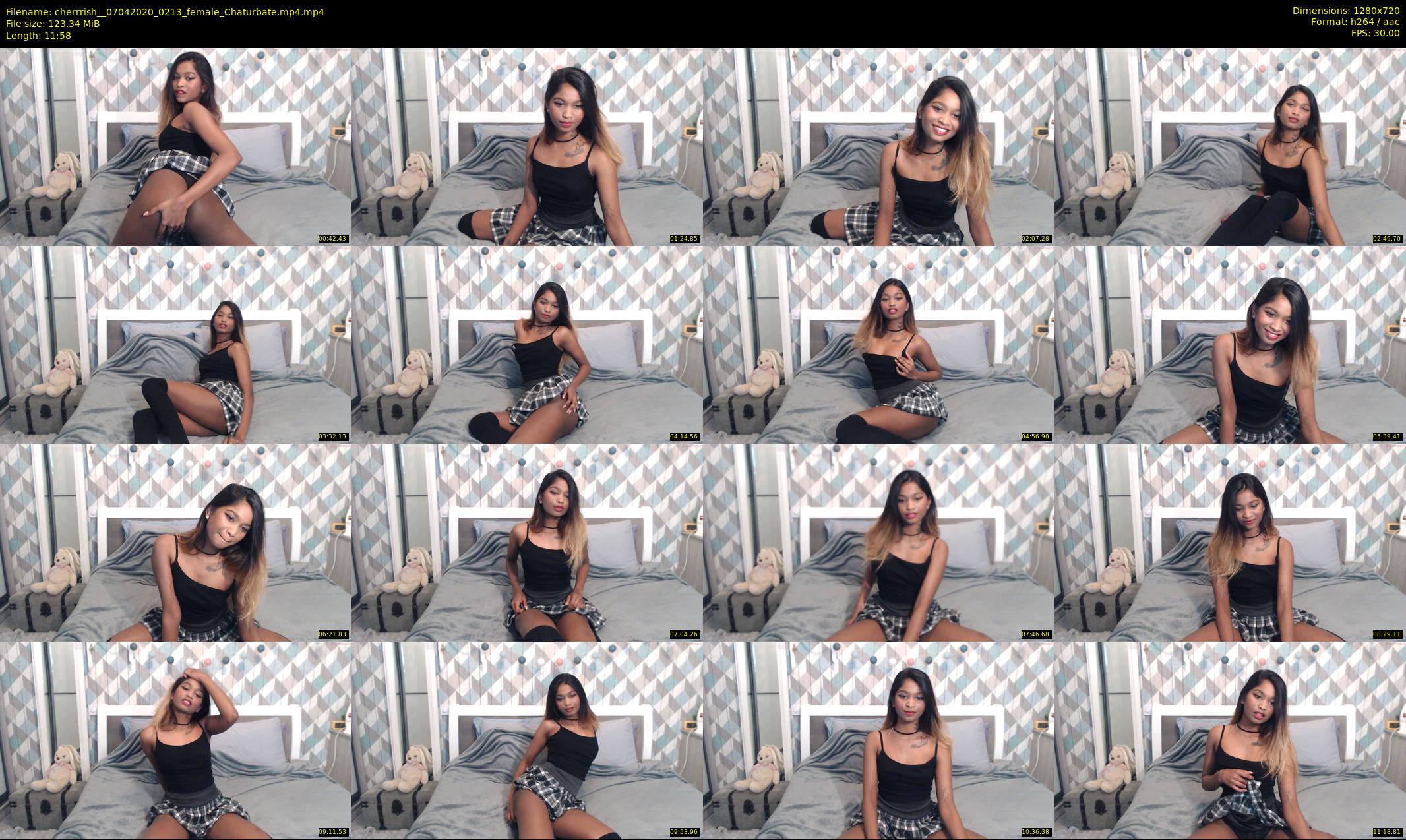 cherrrish_ — 12 minute Chaturbate female cam show recording, 720p, Apr 7, 2020
