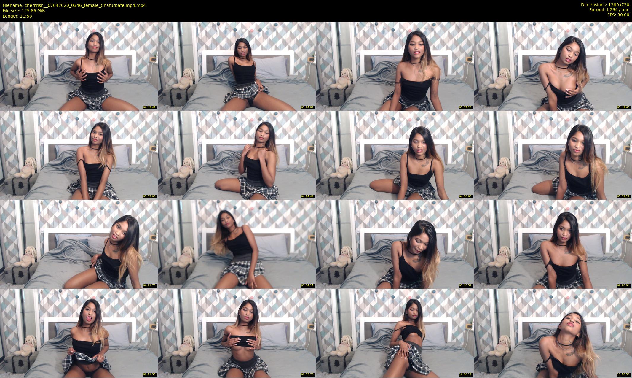 cherrrish_ — 12 minute Chaturbate female cam show recording, 720p, Apr 7, 2020