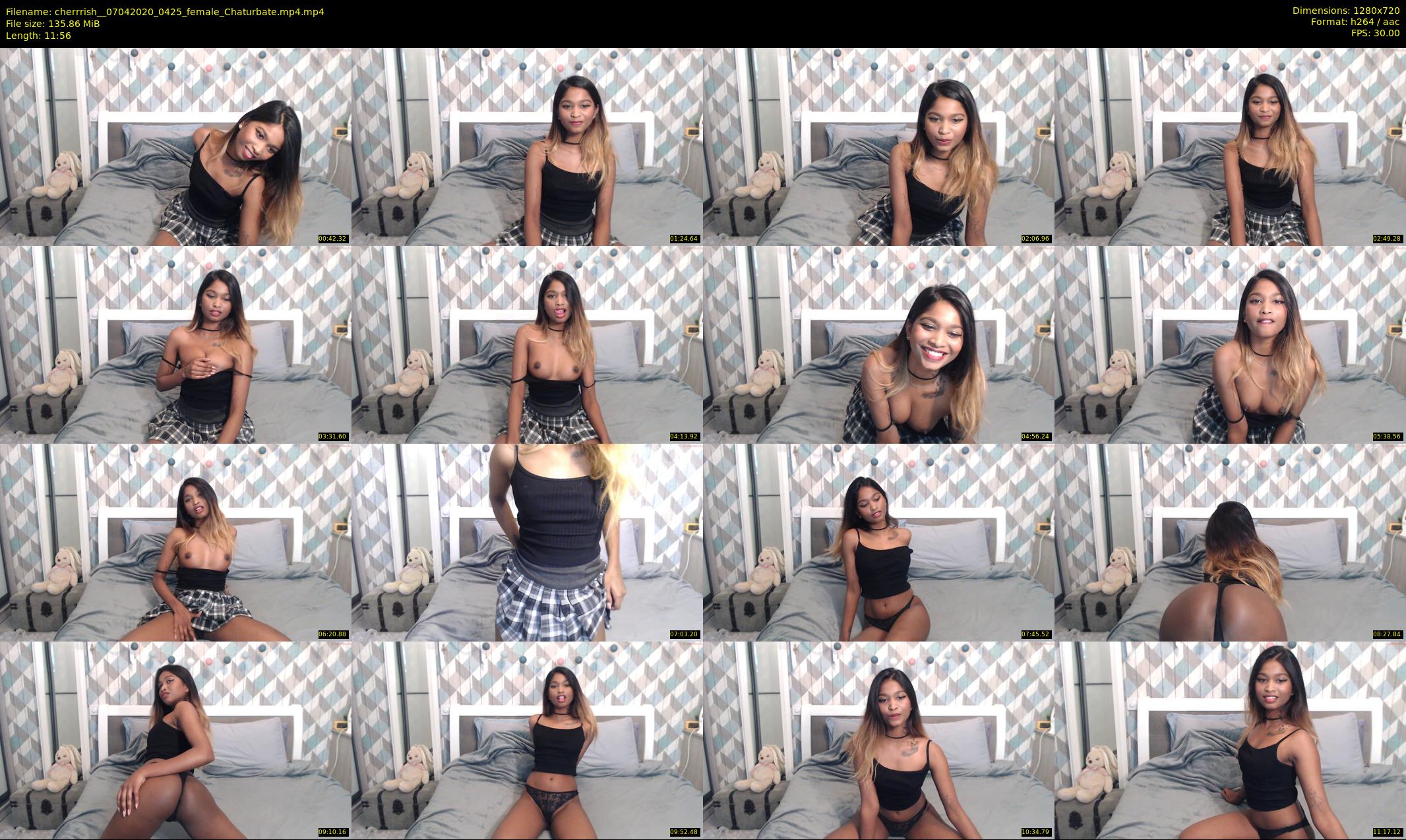 cherrrish_ — 12 minute Chaturbate female cam show recording, 720p, Apr 7, 2020