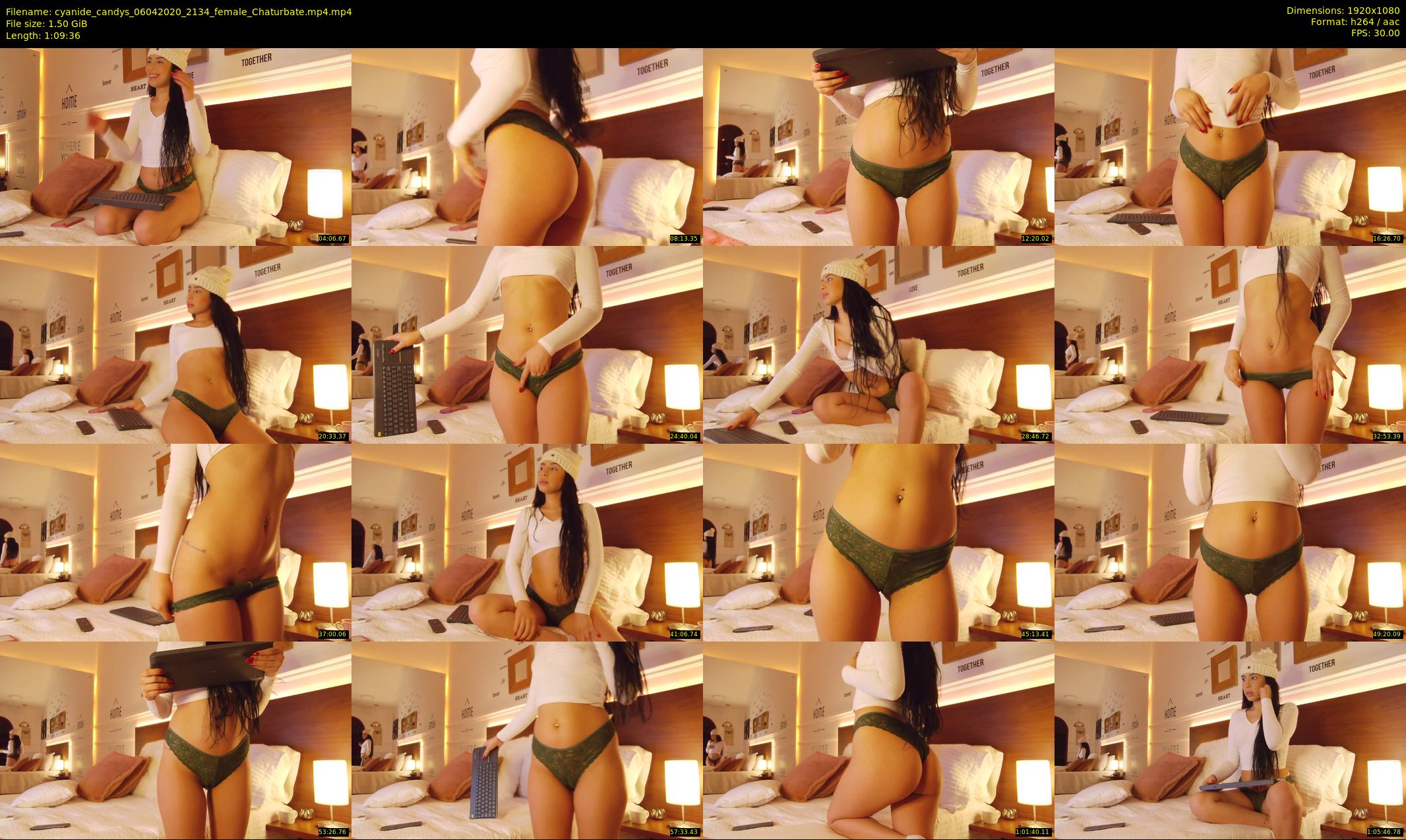 cyanide_candys — 70 minute Chaturbate female cam show recording, 1080p, Apr 6, 2020