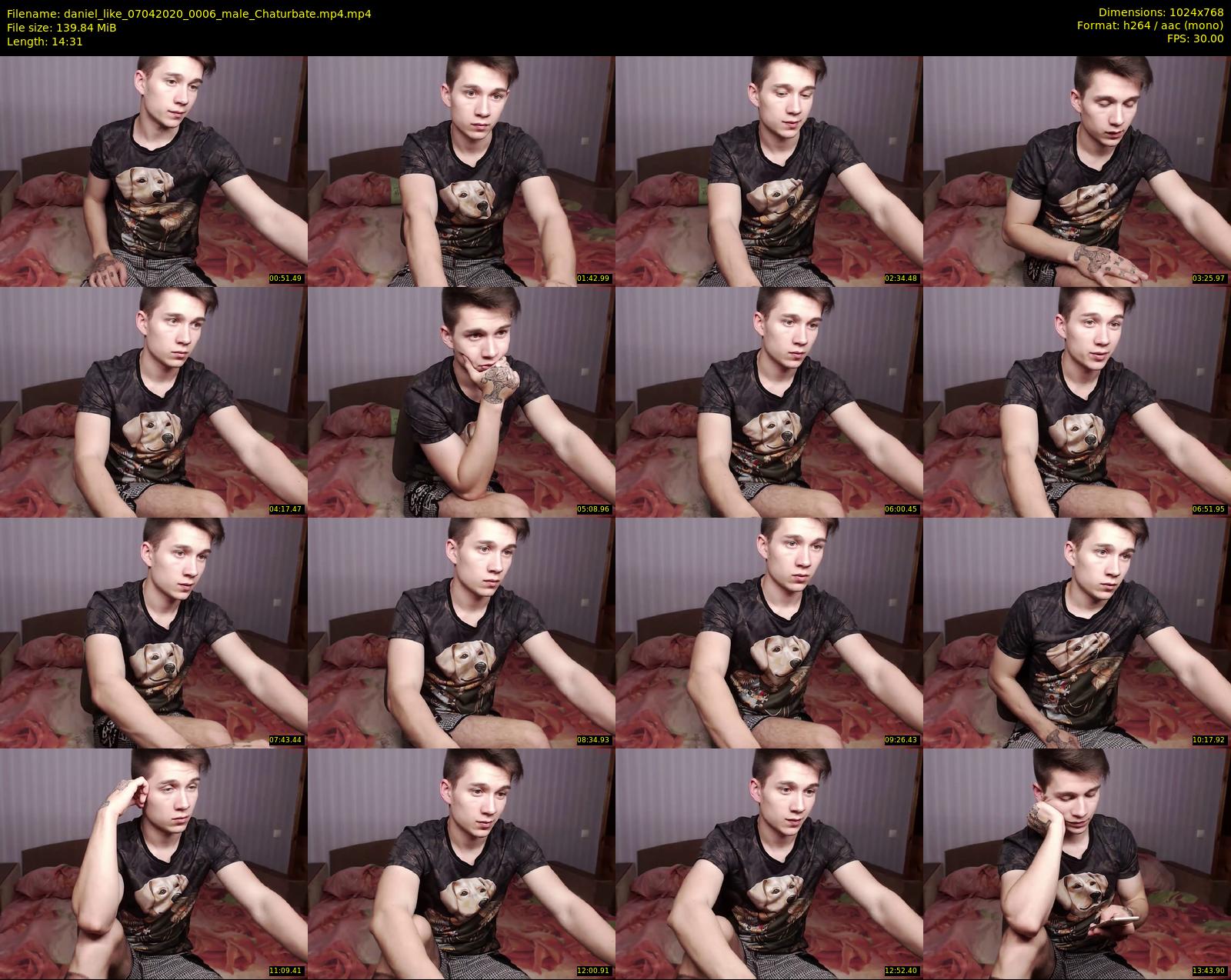daniel_like — 15 minute Chaturbate male cam show recording, 720p, Apr 7, 2020