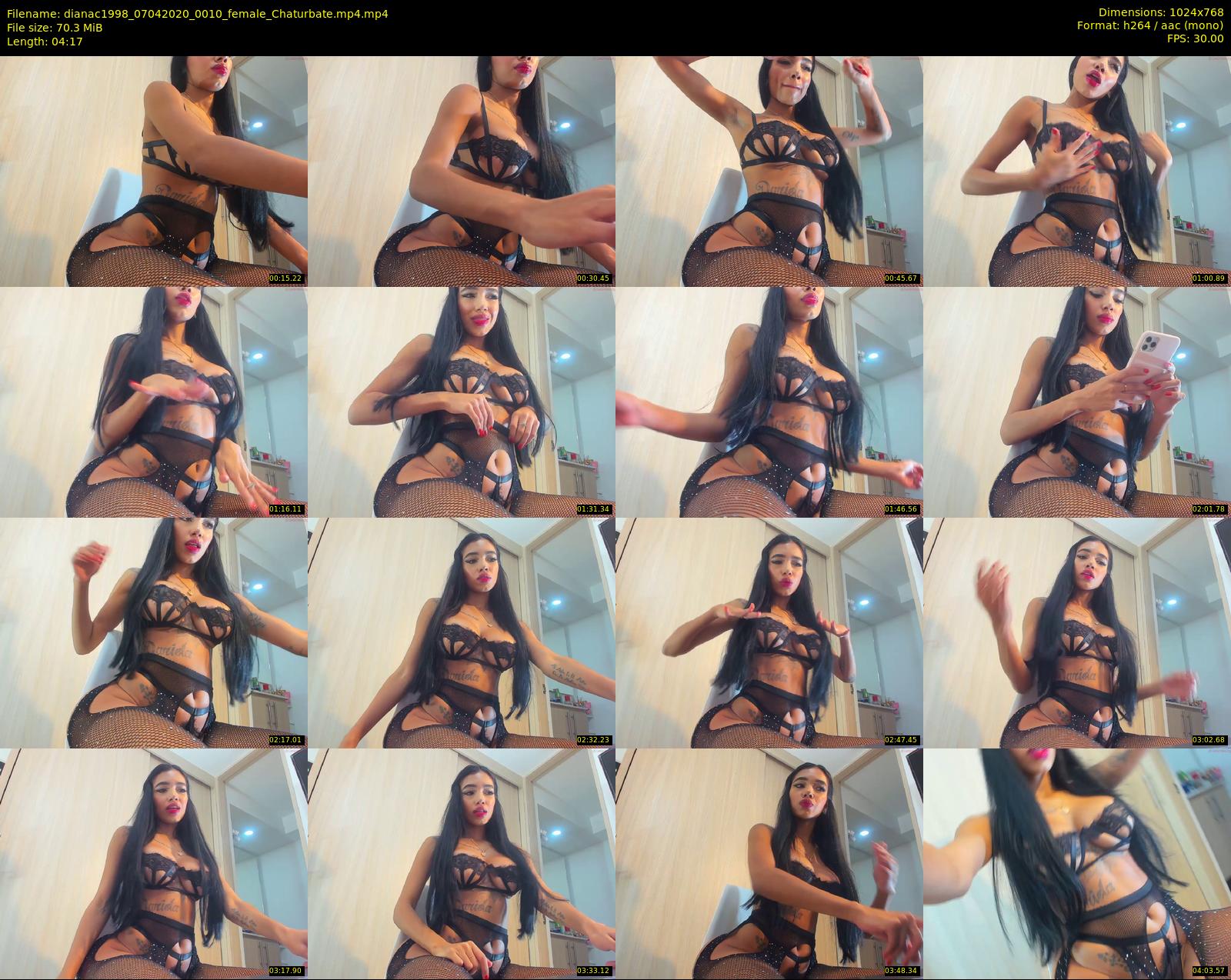 dianac1998 — 5 minute Chaturbate female cam show recording, 720p, Apr 7, 2020
