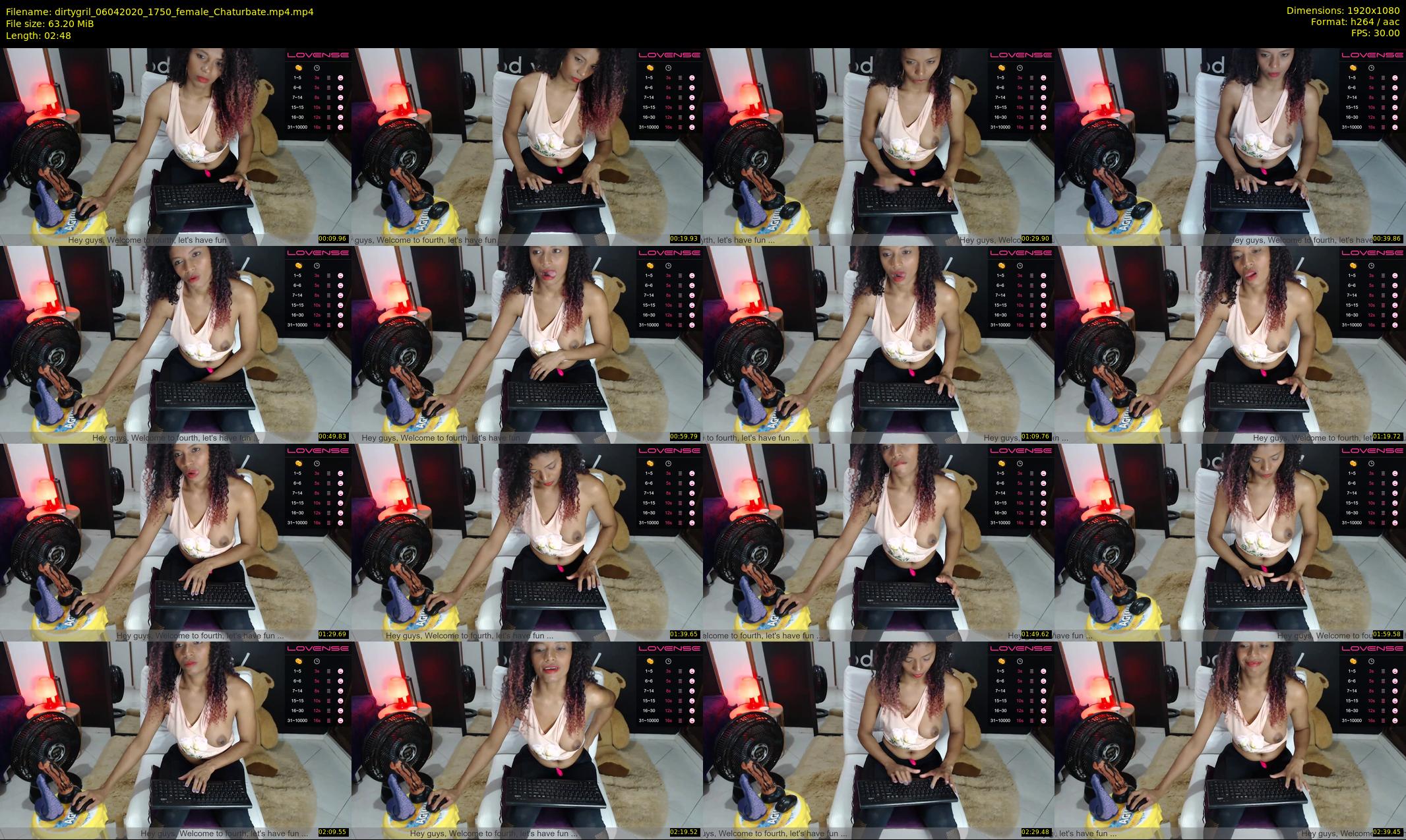 dirtygril — 3 minute Chaturbate female cam show recording, 1080p, Apr 6, 2020