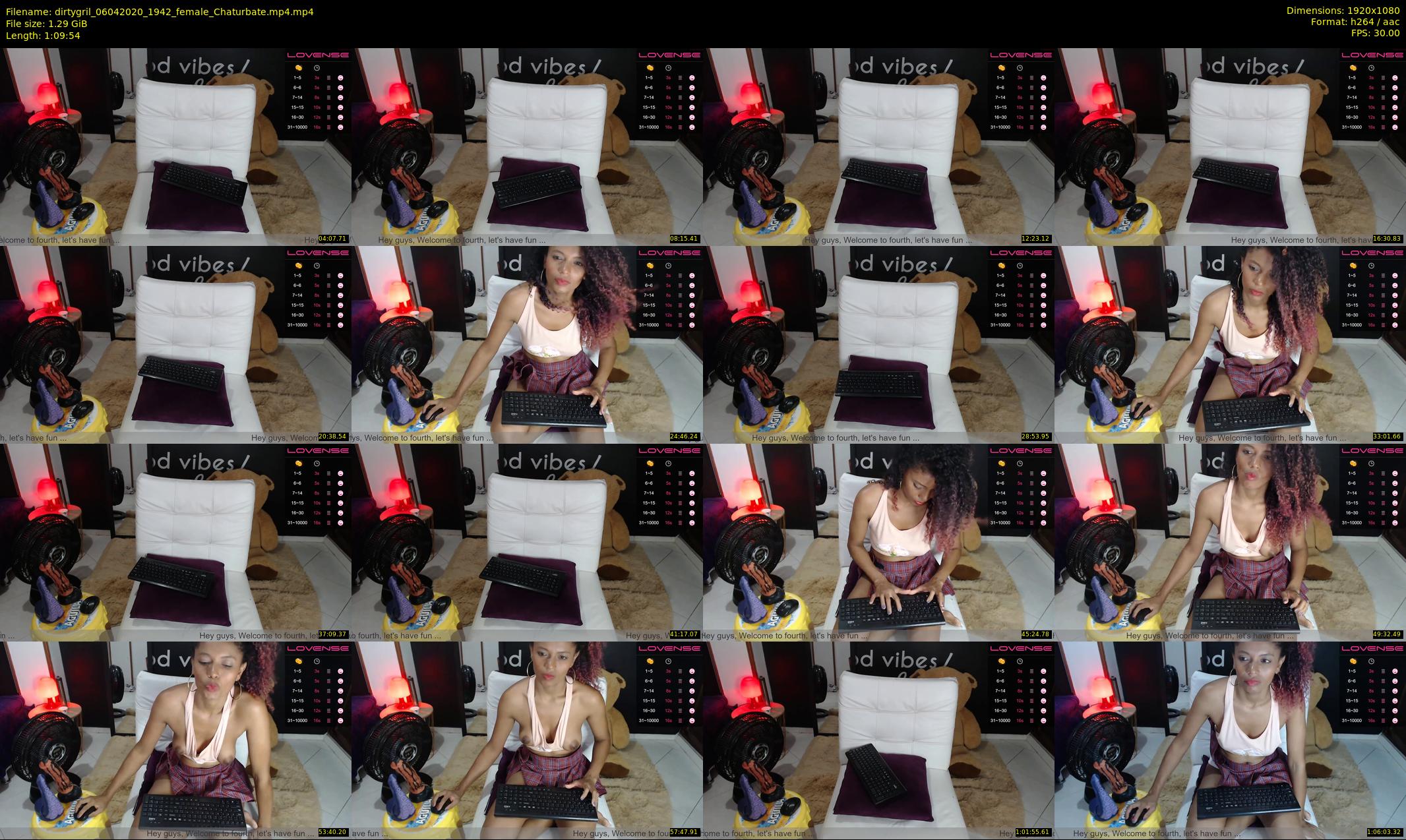 dirtygril — 70 minute Chaturbate female cam show recording, 1080p, Apr 6, 2020