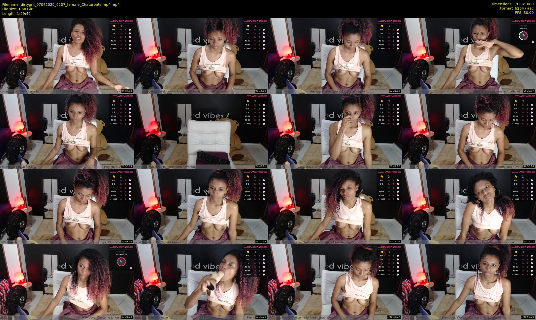 dirtygril — 70 minute Chaturbate female cam show recording, 1080p, Apr 7, 2020