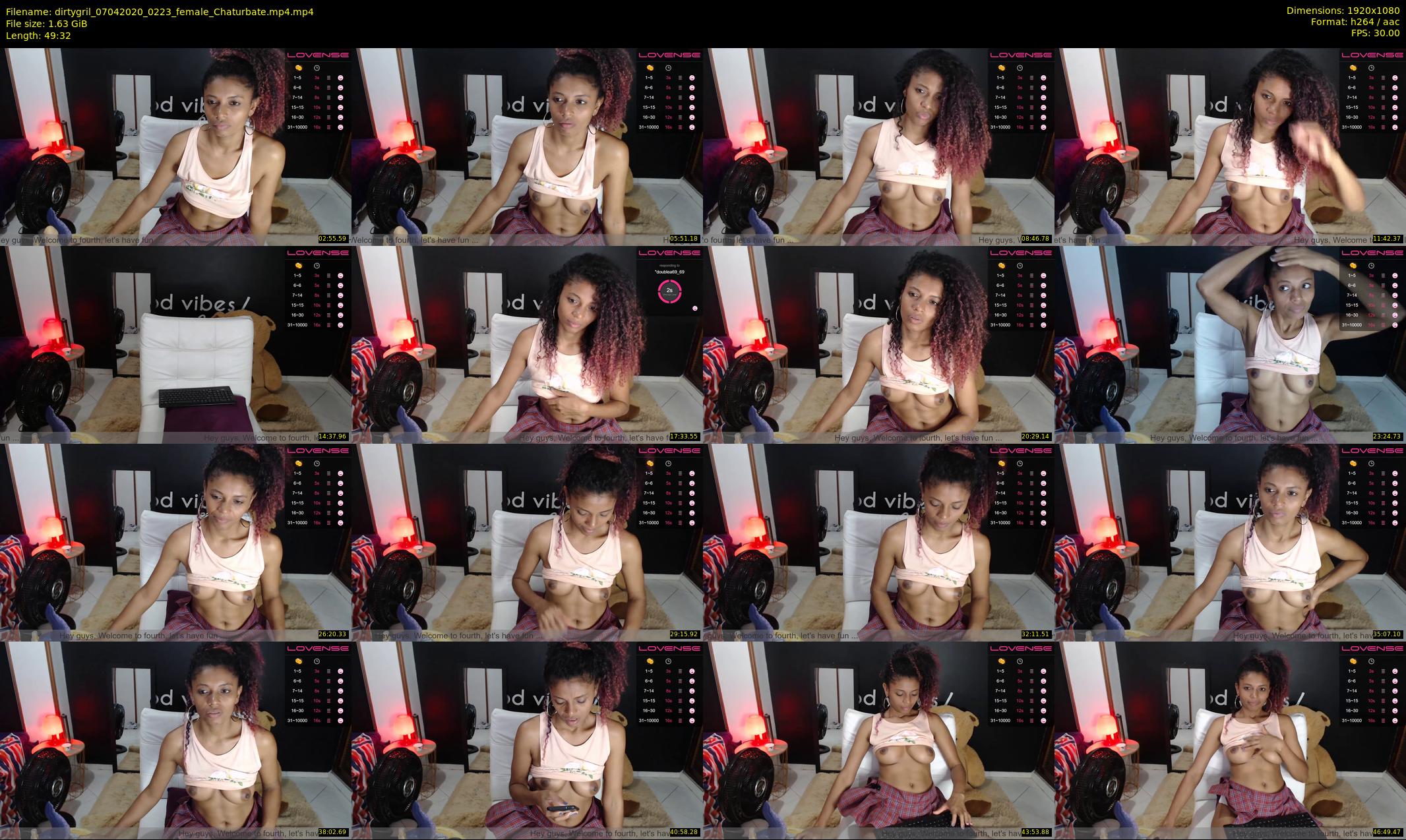 dirtygril — 50 minute Chaturbate female cam show recording, 1080p, Apr 7, 2020