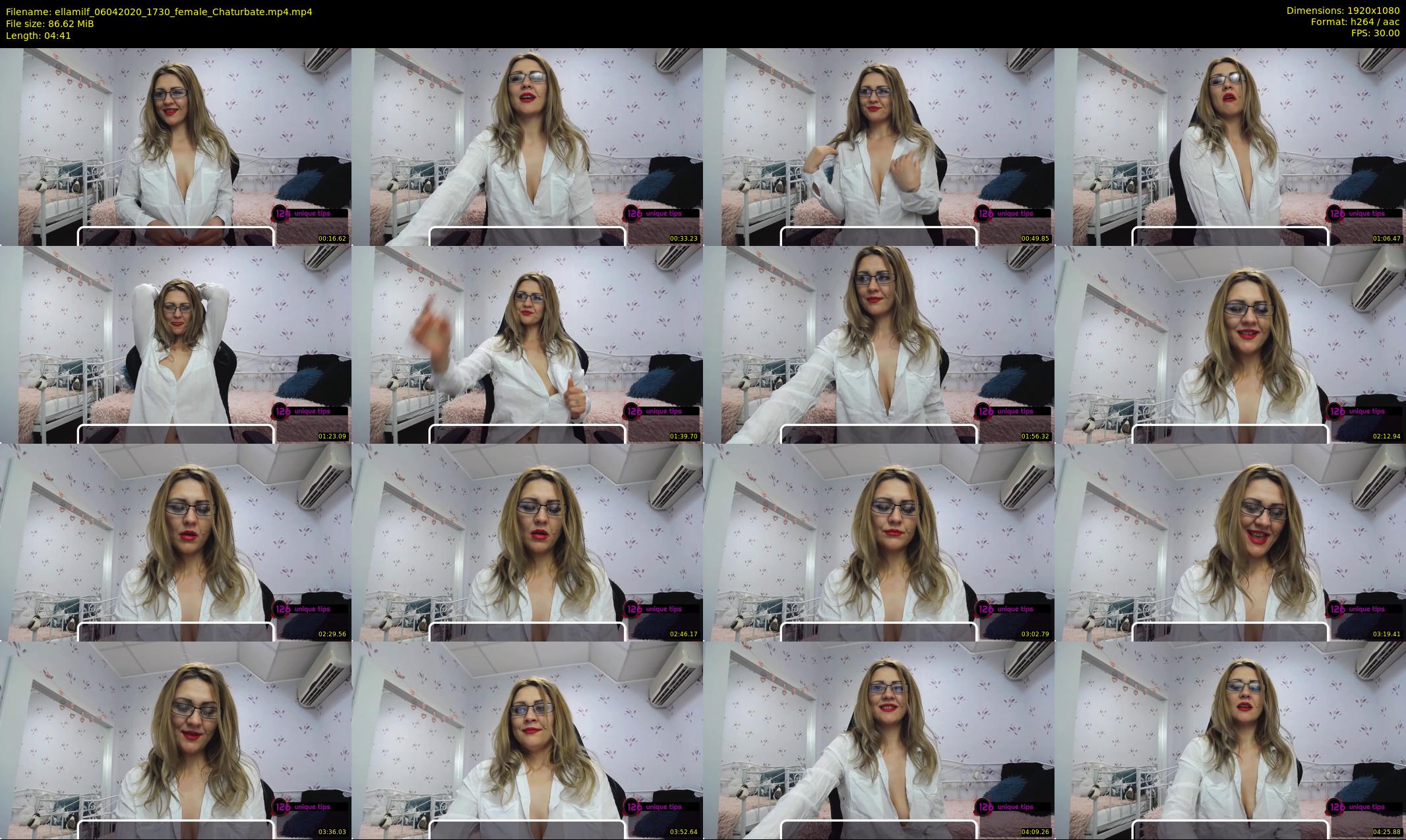 ellamilf — 5 minute Chaturbate female cam show recording, 1080p, Apr 6, 2020