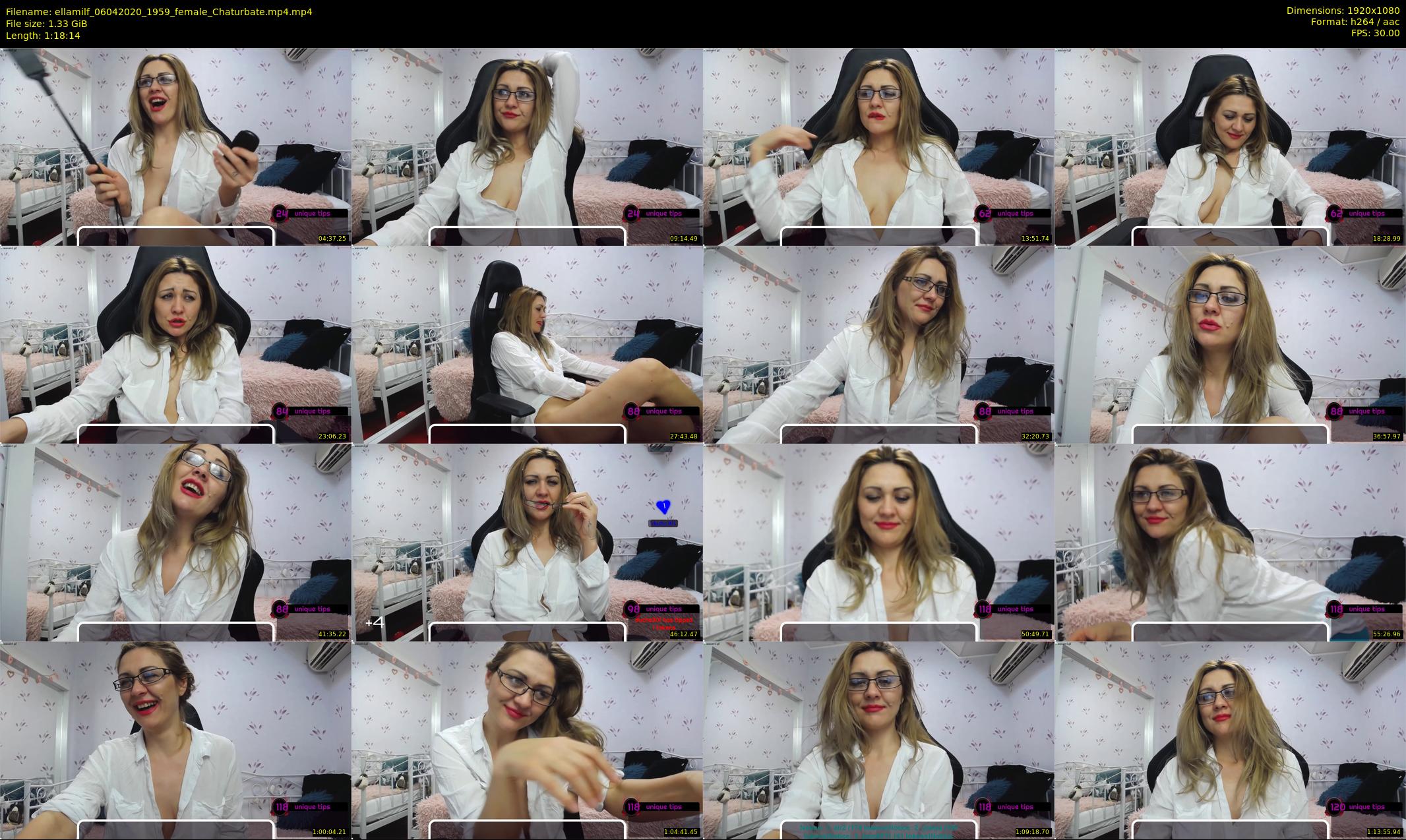 ellamilf — 79 minute Chaturbate female cam show recording, 1080p, Apr 6, 2020