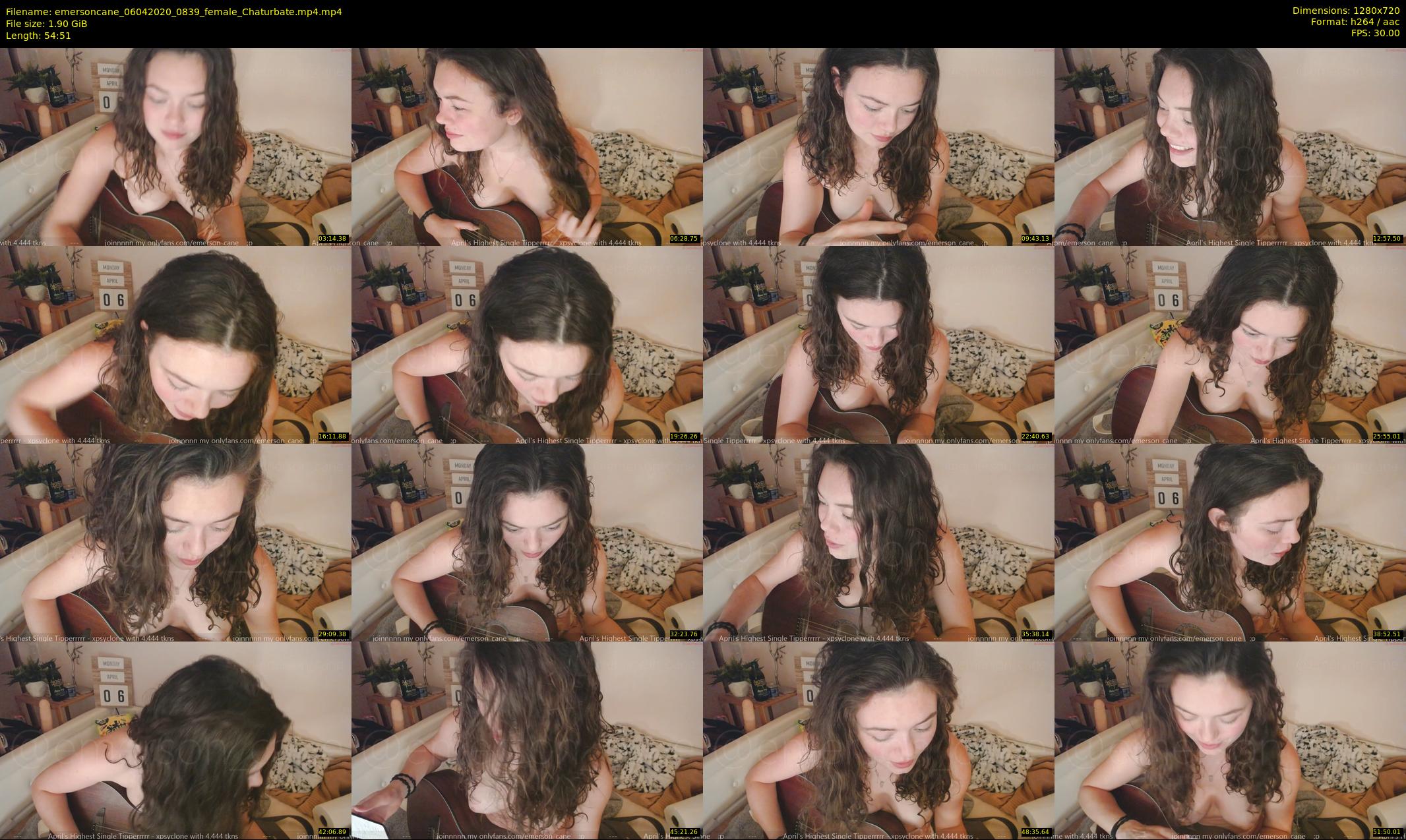 emersoncane — 55 minute Chaturbate female cam show recording, 720p, Apr 6, 2020