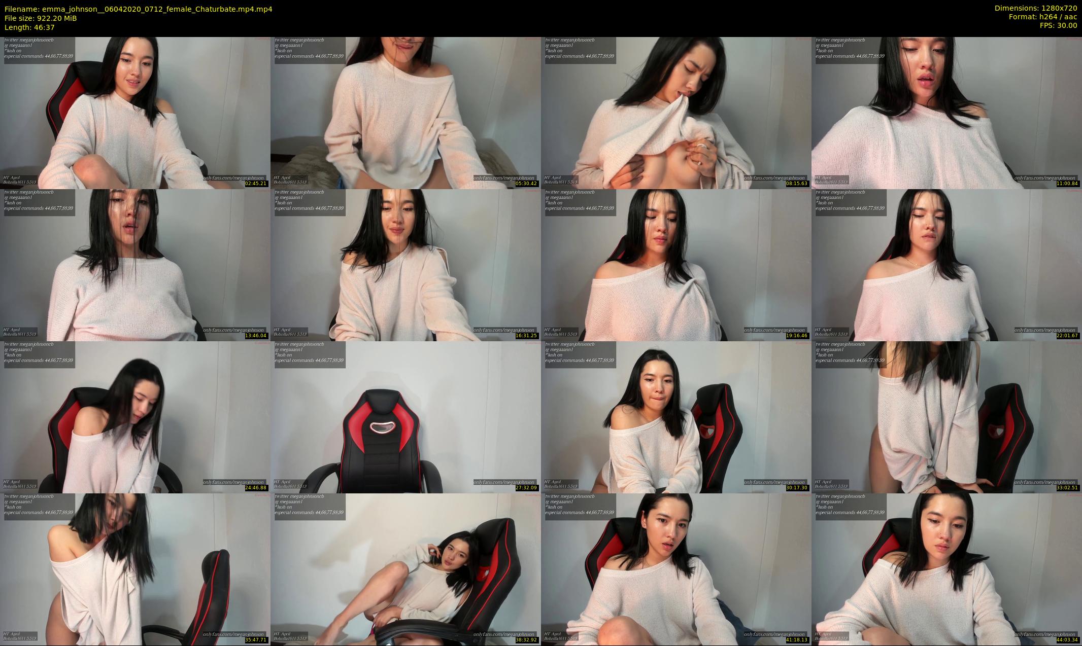 emma_johnson_ — 47 minute Chaturbate female cam show recording, 720p, Apr 6, 2020