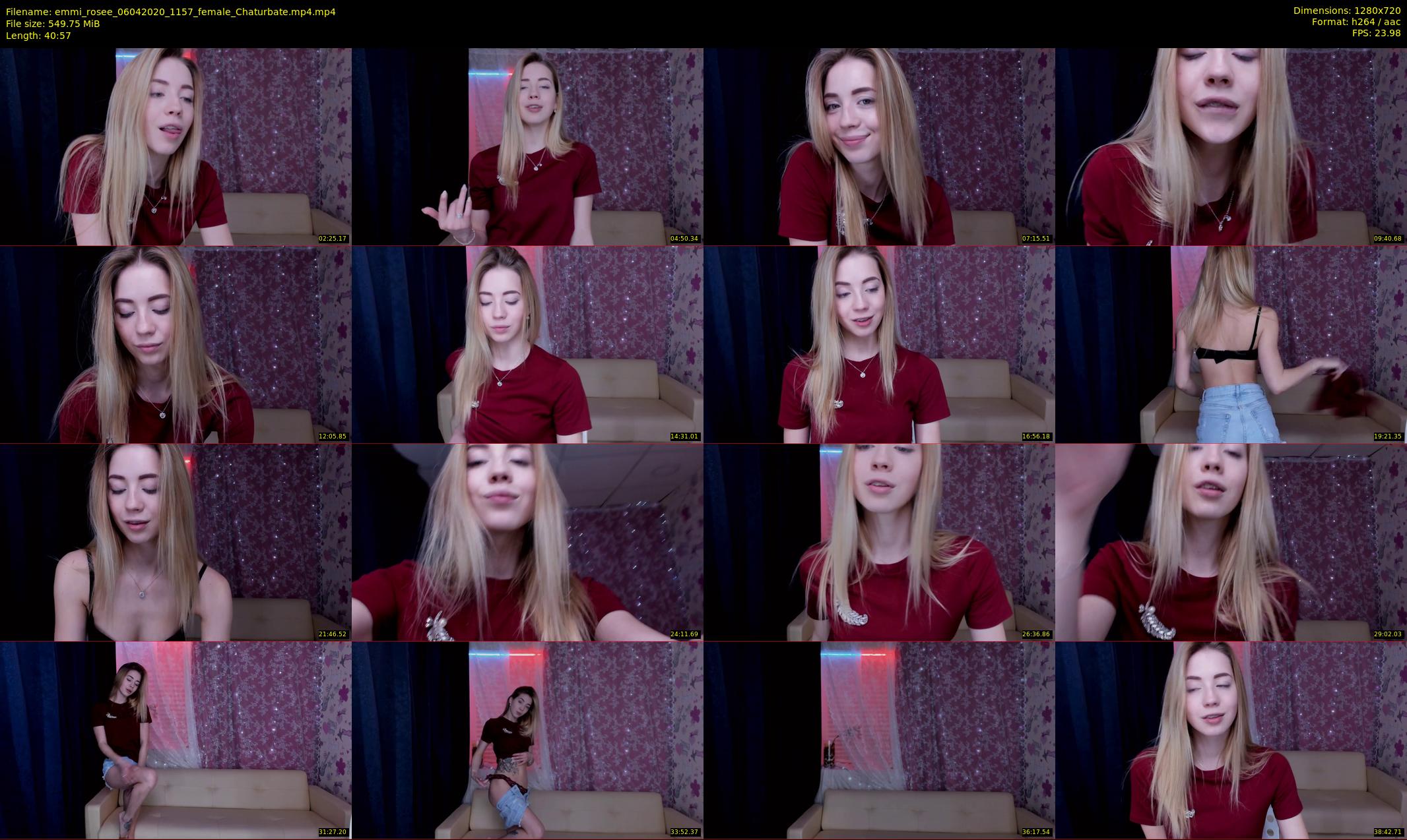 emmi_rosee — 41 minute Chaturbate female cam show recording, 720p, Apr 6, 2020