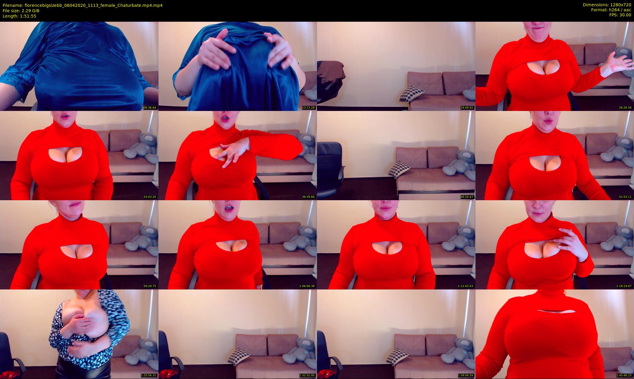 florencebigsizebb — 112 minute Chaturbate female cam show recording, 720p, Apr 6, 2020