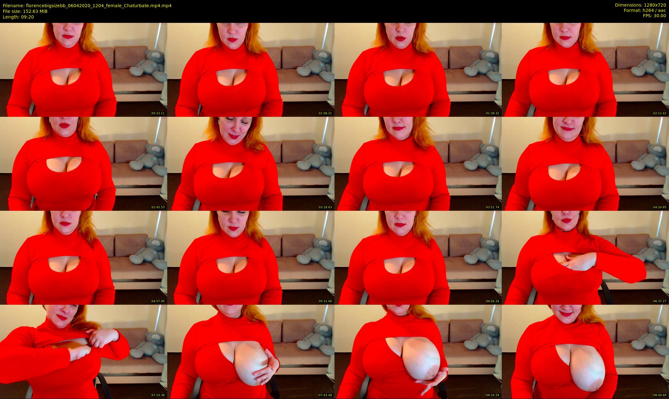 florencebigsizebb — 10 minute Chaturbate female cam show recording, 720p, Apr 6, 2020