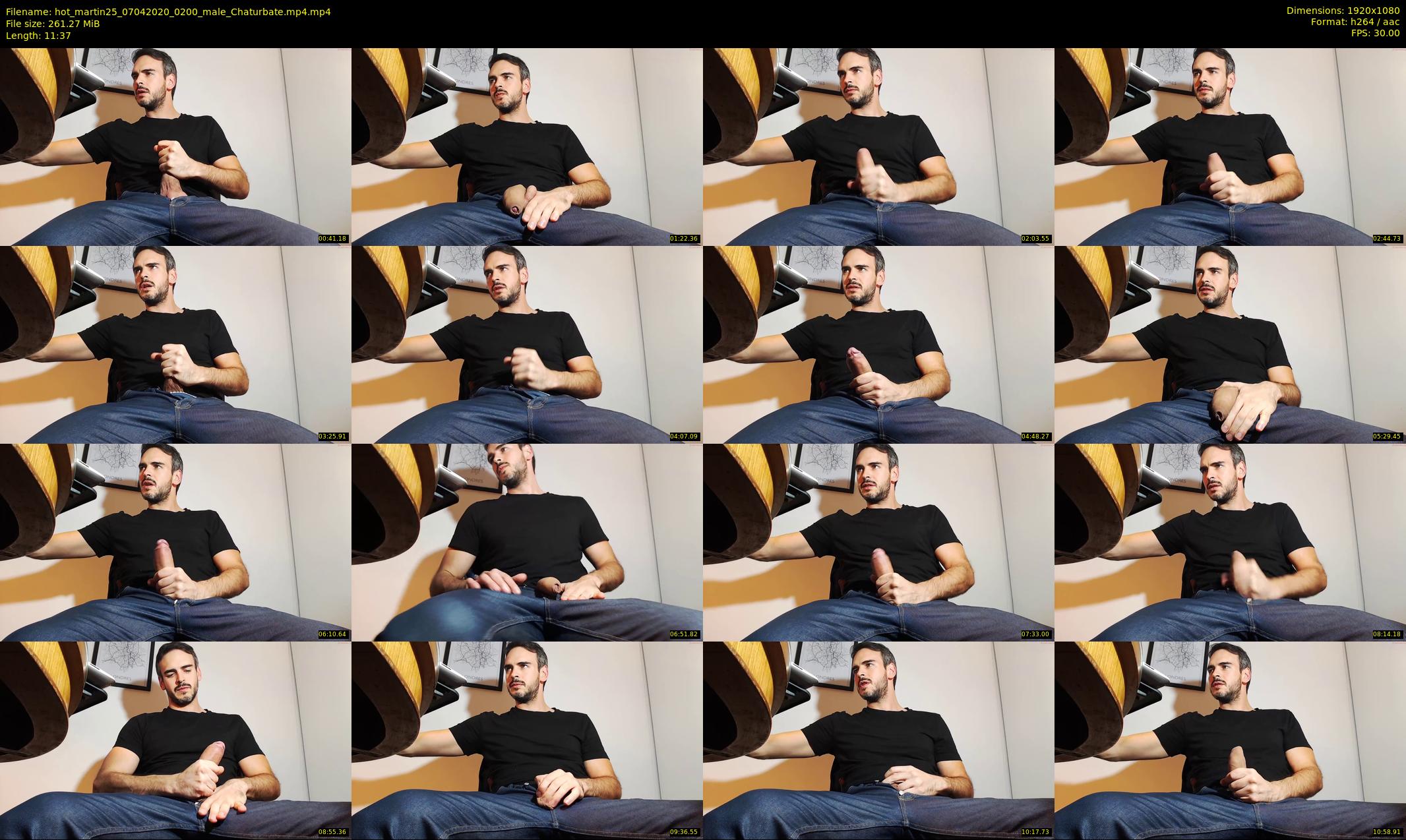 hot_martin25 — 12 minute Chaturbate male cam show recording, 1080p, Apr 7, 2020