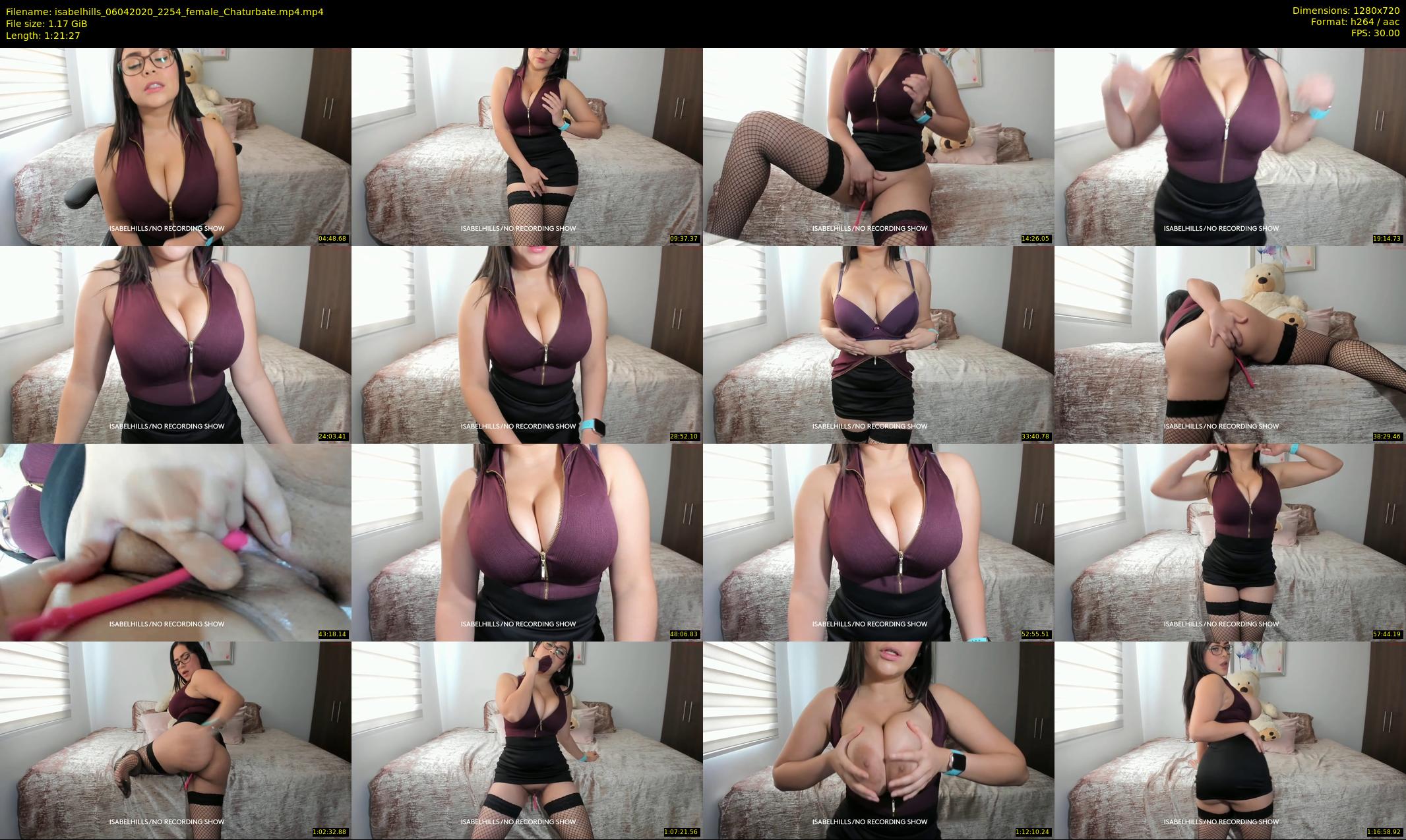 isabelhills — 82 minute Chaturbate female cam show recording, 720p, Apr 6, 2020