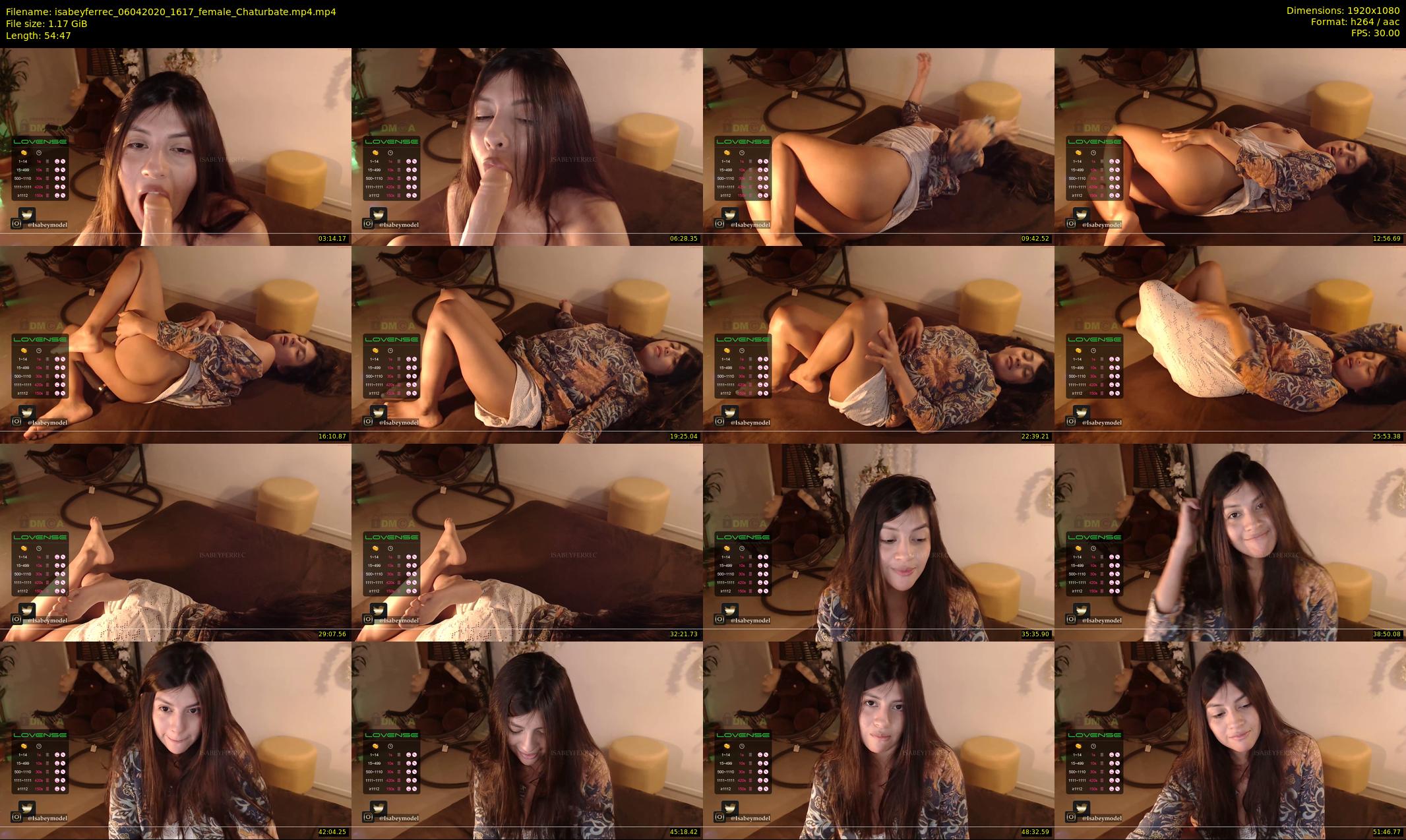 isabeyferrec — 55 minute Chaturbate female cam show recording, 1080p, Apr 6, 2020