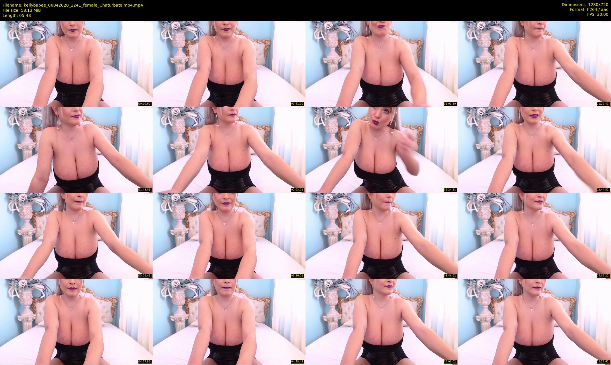 kellybabee — 6 minute Chaturbate female cam show recording, 720p, Apr 6, 2020