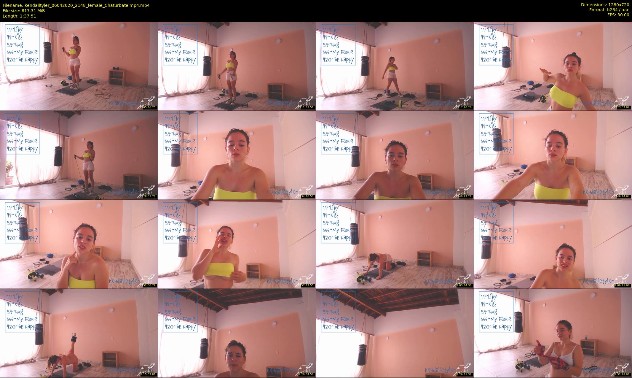 kendalltyler — 98 minute Chaturbate female cam show recording, 720p, Apr 6, 2020