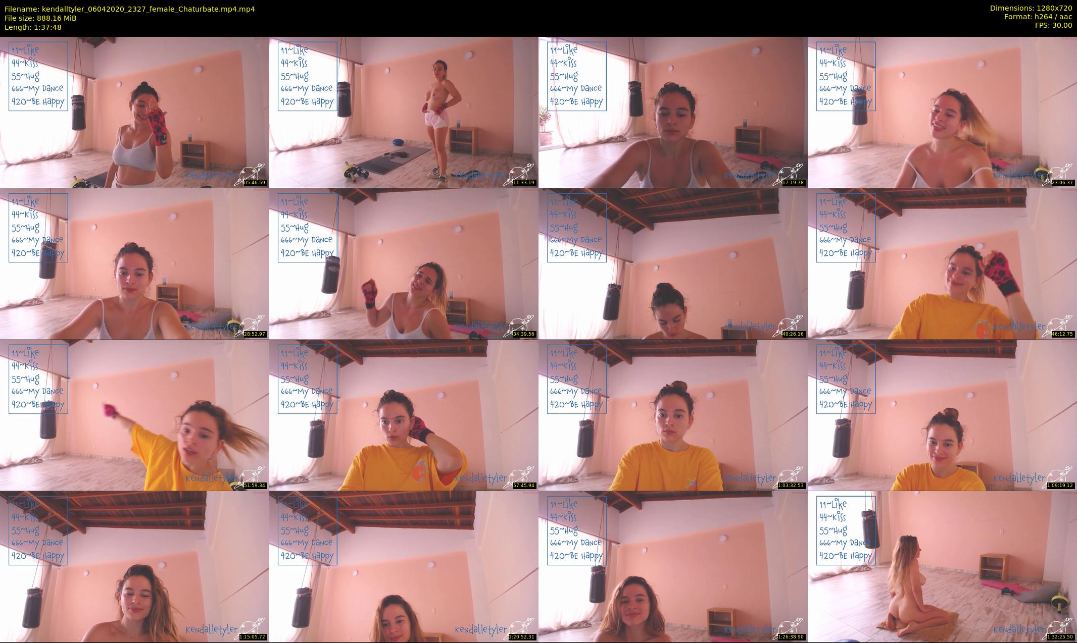 kendalltyler — 98 minute Chaturbate female cam show recording, 720p, Apr 6, 2020