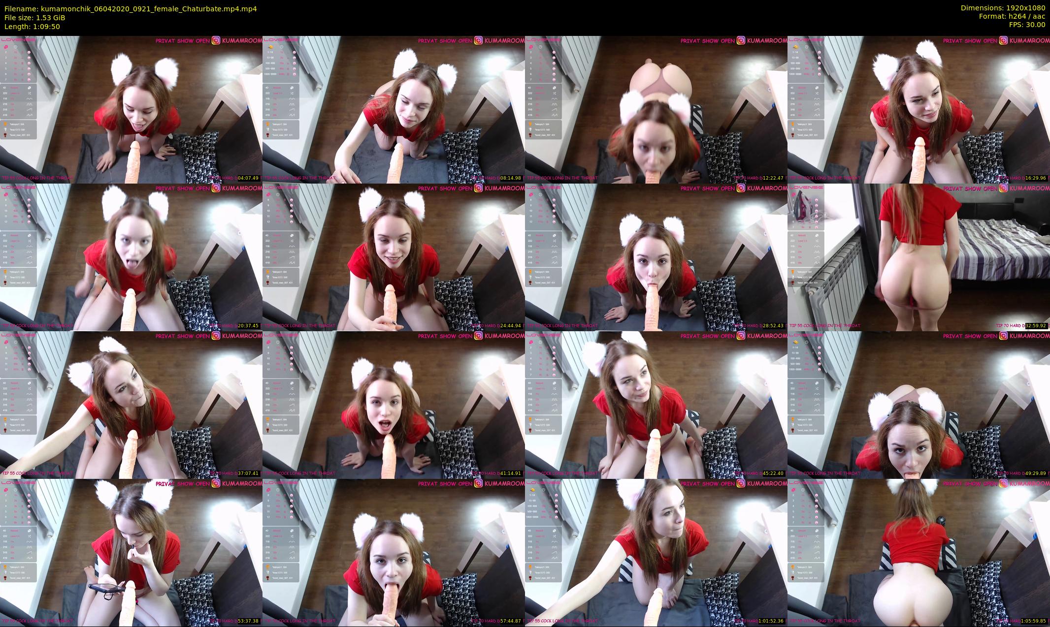 kumamonchik — 70 minute Chaturbate couple cam show recording, 1080p, Apr 6, 2020