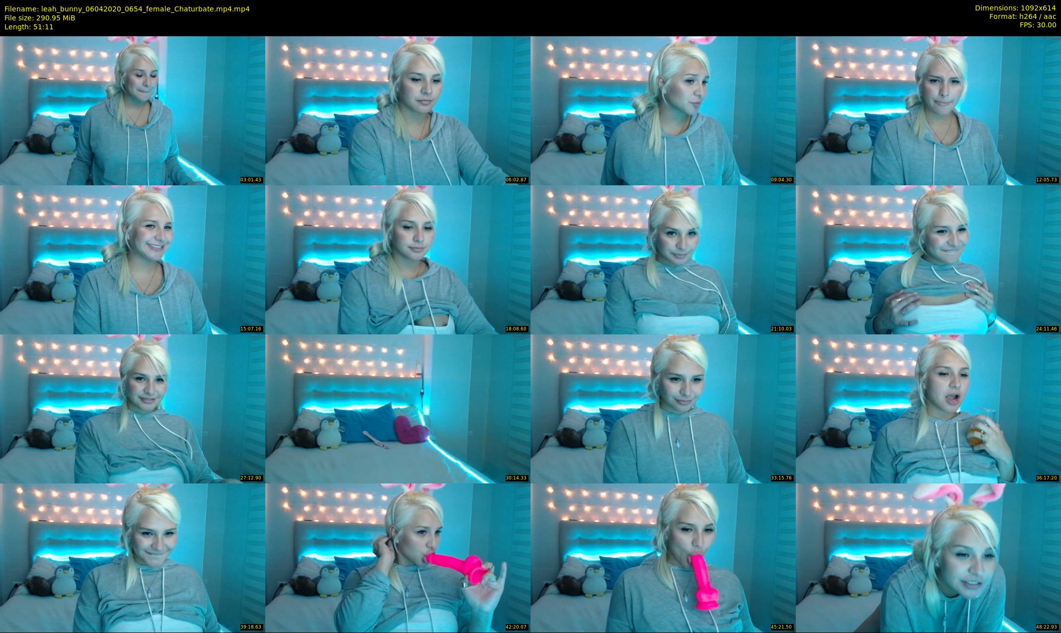 leah_bunny — 52 minute Chaturbate female cam show recording, 480p, Apr 6, 2020