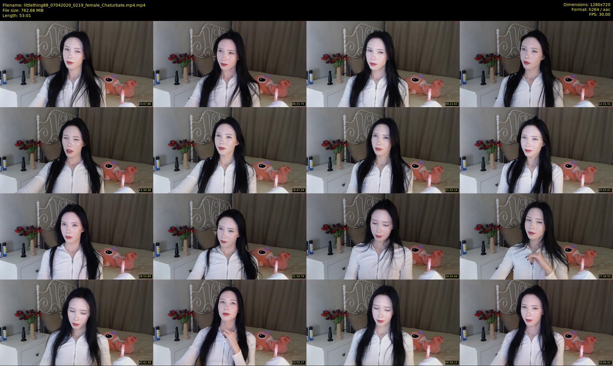 littlething88 — 54 minute Chaturbate female cam show recording, 720p, Apr 7, 2020