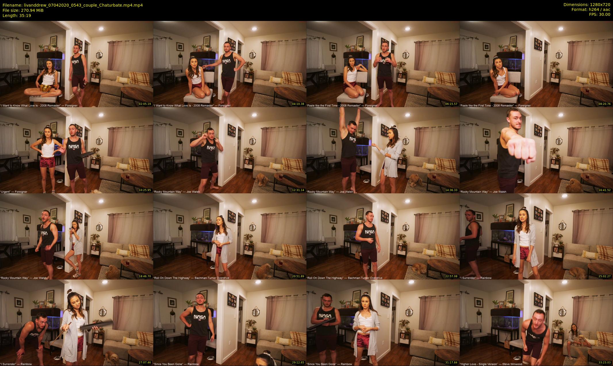 livanddrew — 36 minute Chaturbate couple cam show recording, 720p, Apr 7, 2020