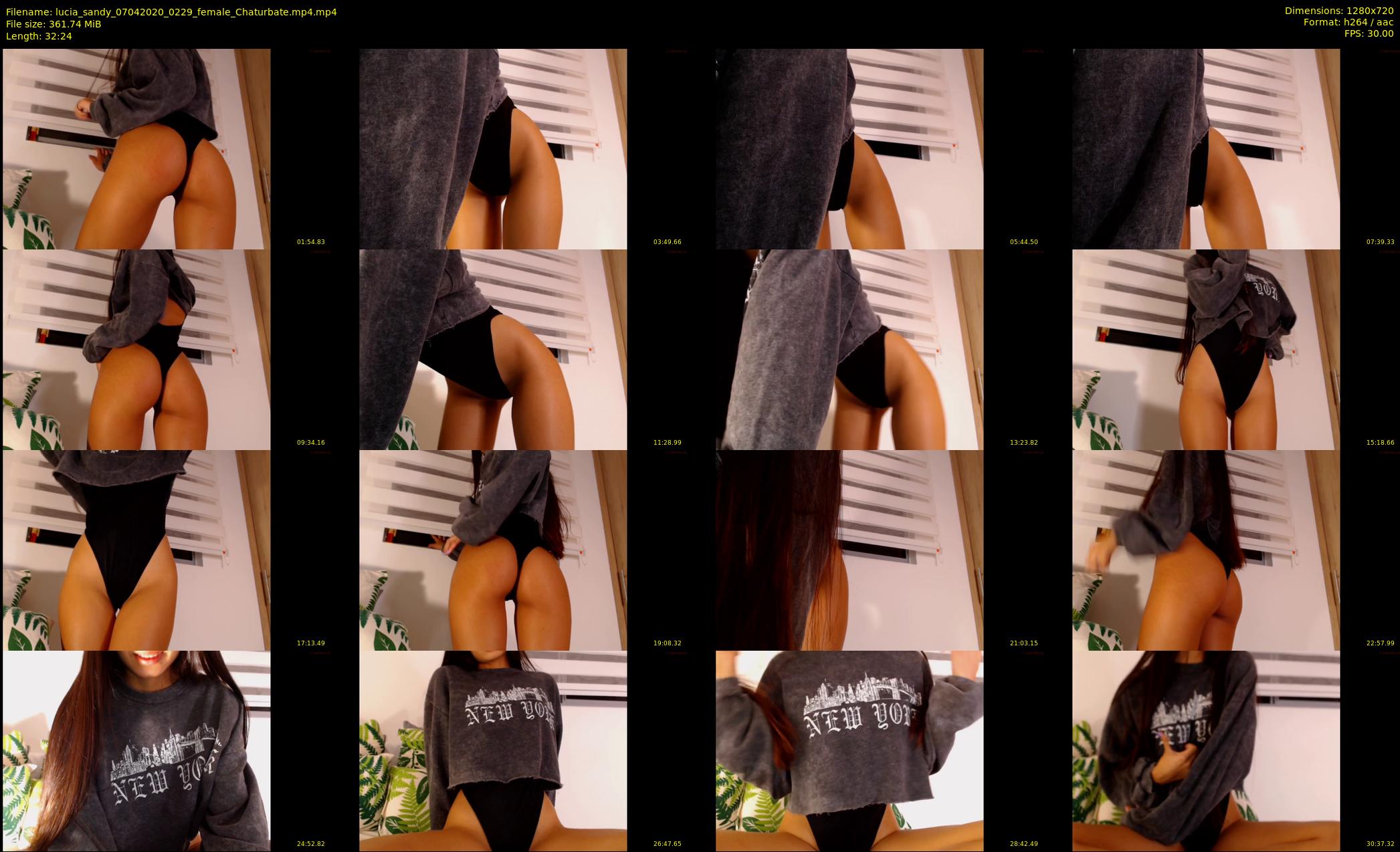 lucia_sandy — 33 minute Chaturbate female cam show recording, 720p, Apr 7, 2020