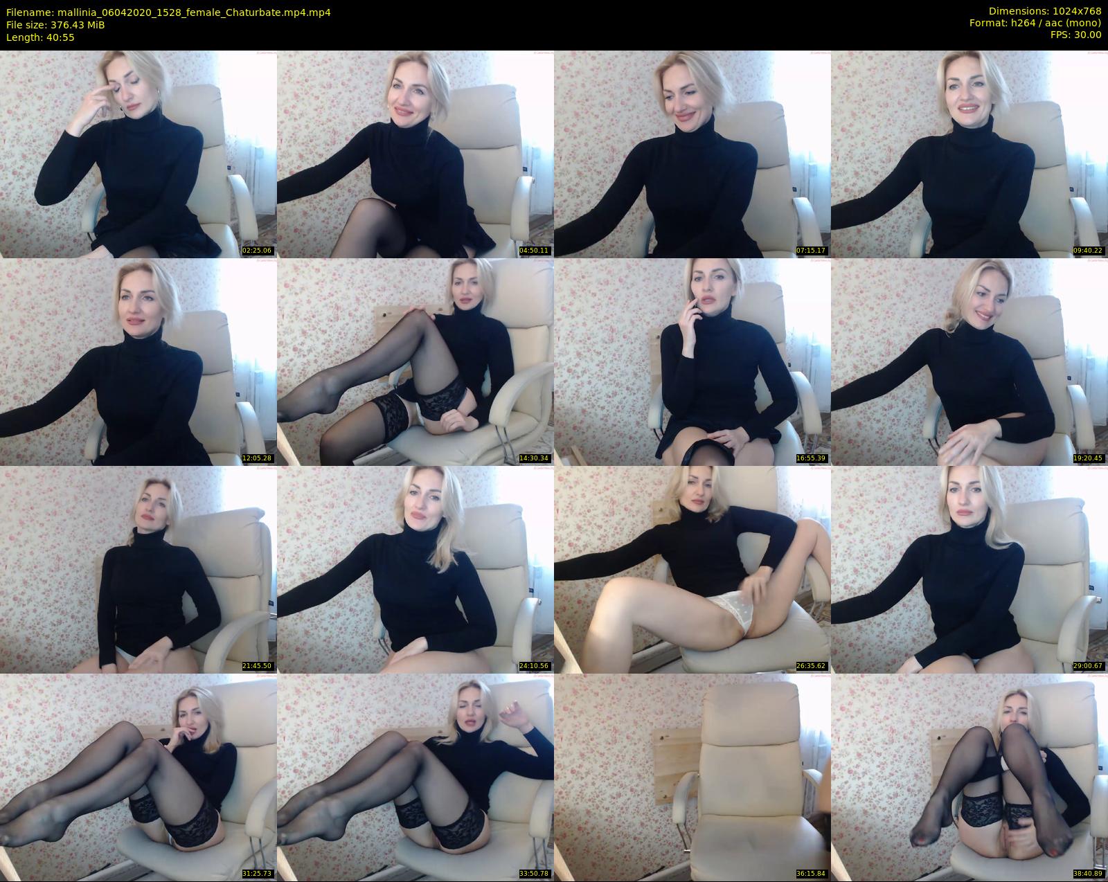 mallinia — 41 minute Chaturbate female cam show recording, 720p, Apr 6, 2020